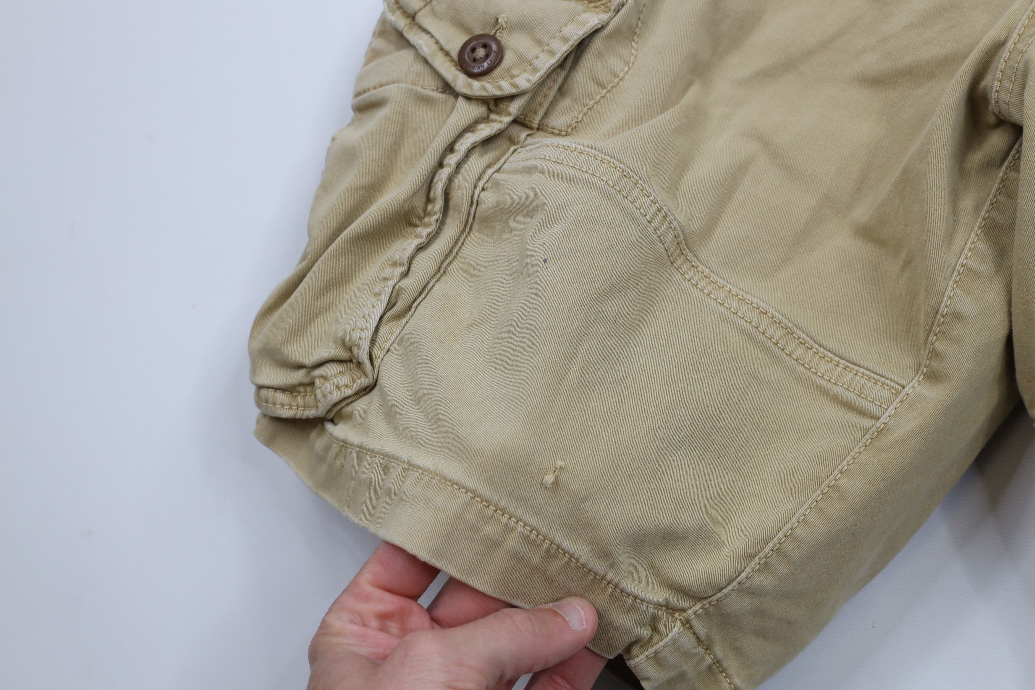 American Eagle Outfitters × Vintage Vintage American Eagle Outfitters Heavyweight Cargo Shorts Size US 32 / EU 48 - 5 Thumbnail