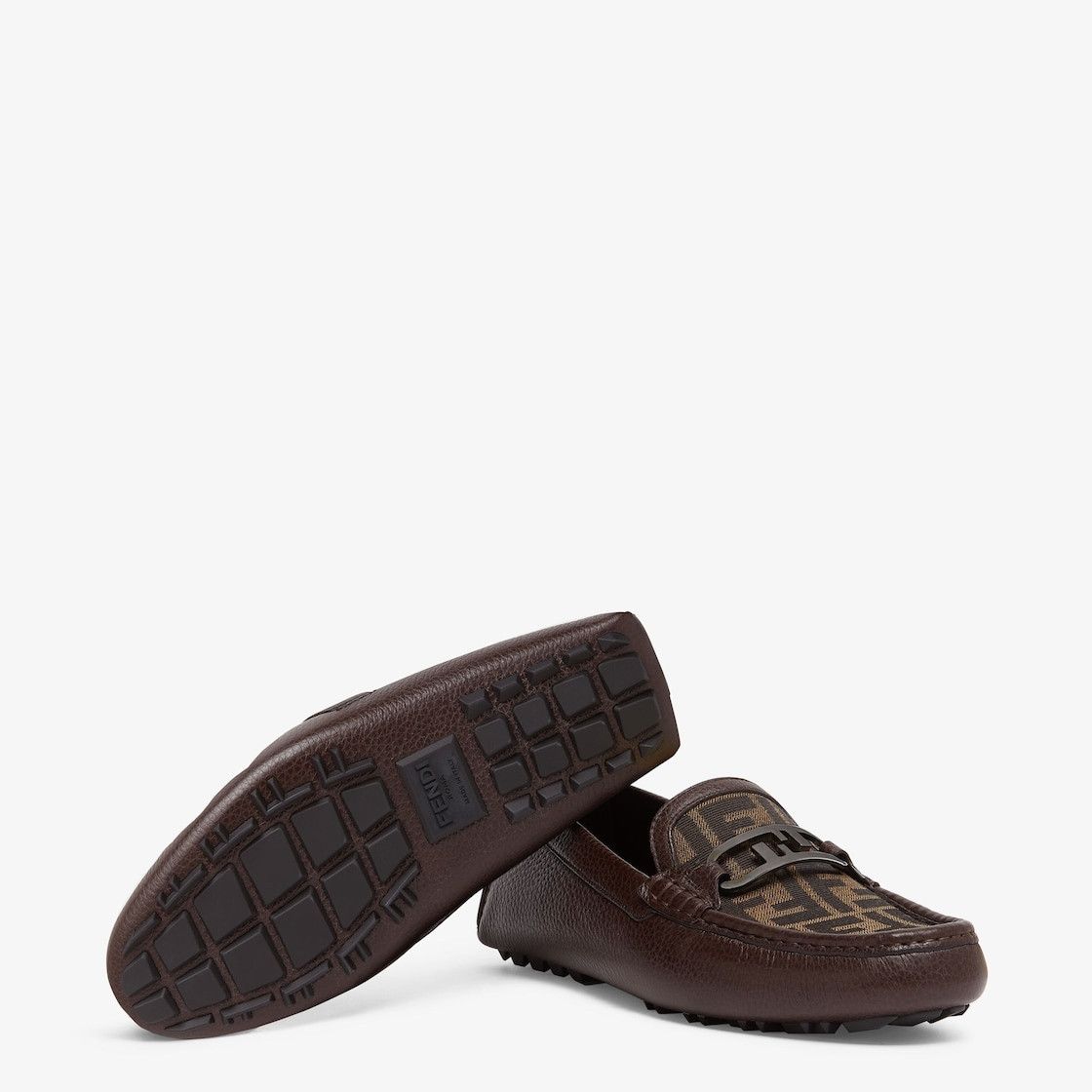 Fendi o1s1wg111025 Fendi O'Lock Driving Shoes in Dark Brown Size US 9 / EU 42 - 5 Thumbnail