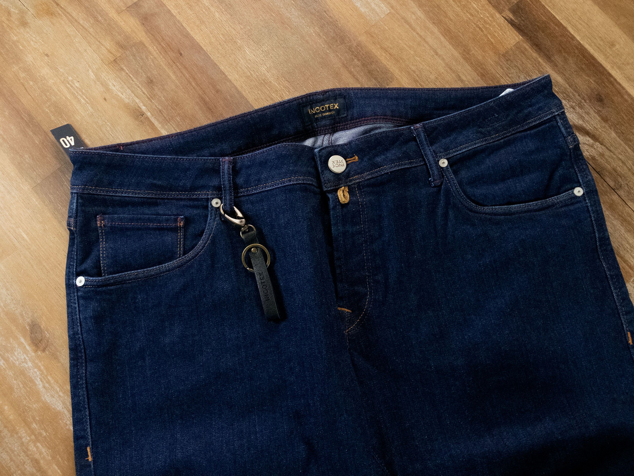 Incotex INCOTEX Blue Division tapered leg navy blue jeans Size 40 Size US 40 / EU 56 - 2 Thumbnail