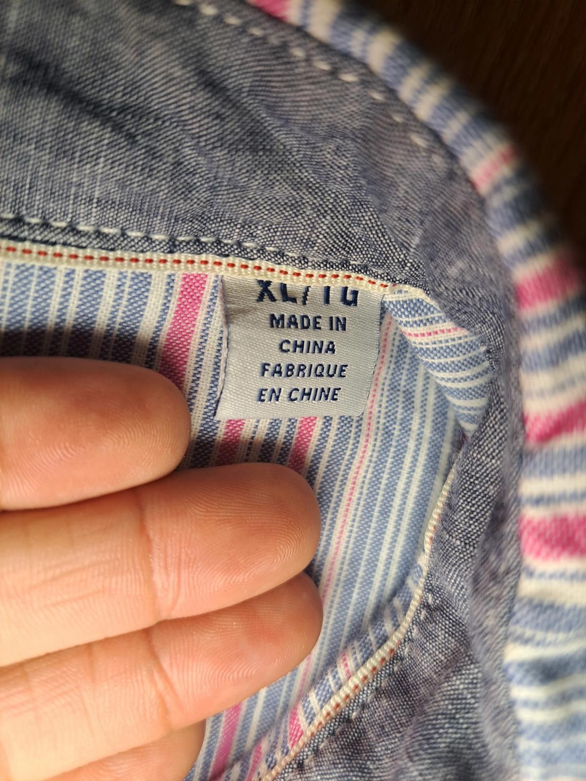 Tommy Bahama Tommy Bahama Button Up Shirt Mens XL Pink Striped Cotton Size US XL / EU 56 / 4 - 3 Thumbnail