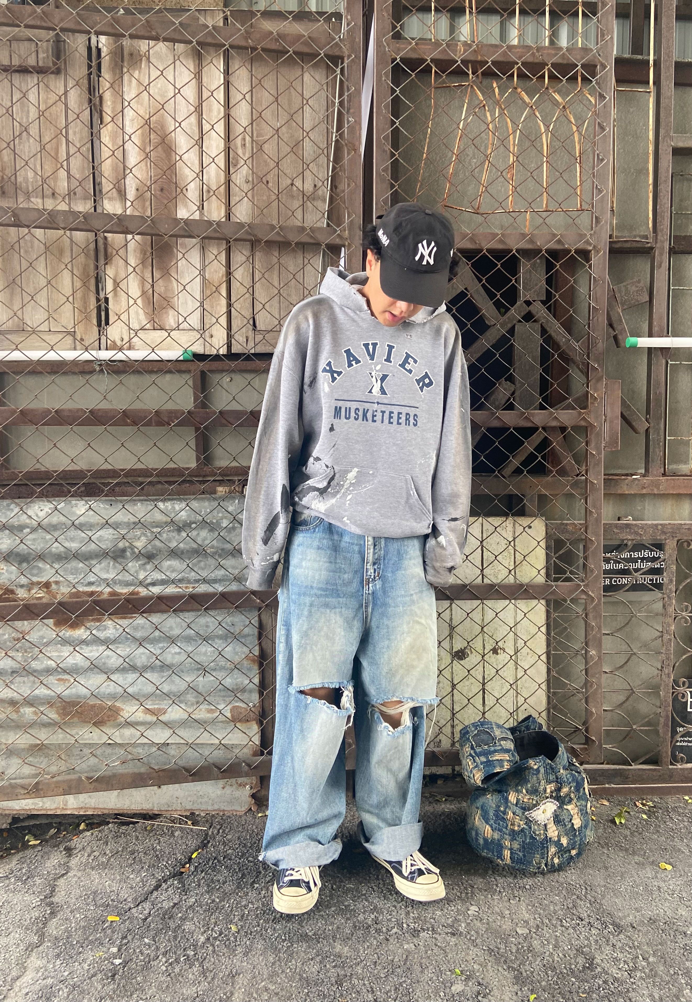 Vintage Vintage "xavier" Russell Athletic Hoodie Size US L / EU 52-54 / 3 - 9 Thumbnail