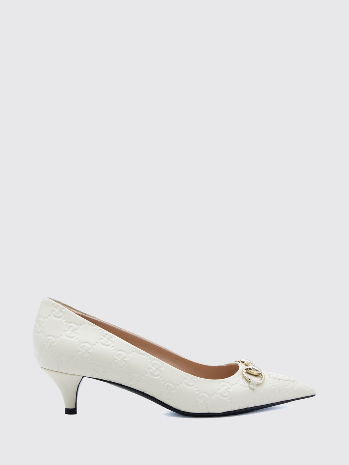Gucci Gucci Pump Woman White Size US 7 / IT 37 - 1 Thumbnail