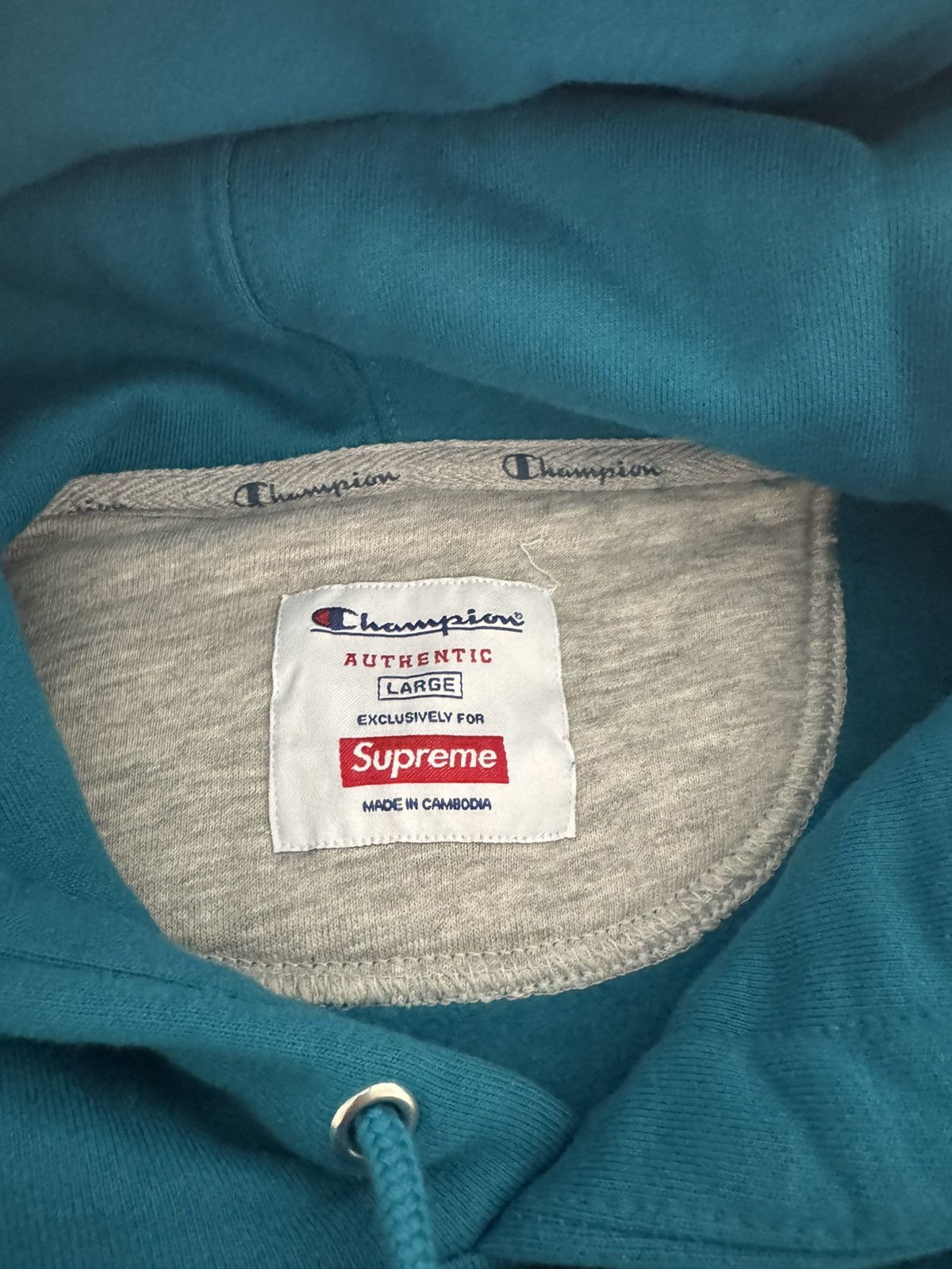 Champion × Supreme Supreme X Champion Hoodie Size US L / EU 52-54 / 3 - 3 Thumbnail