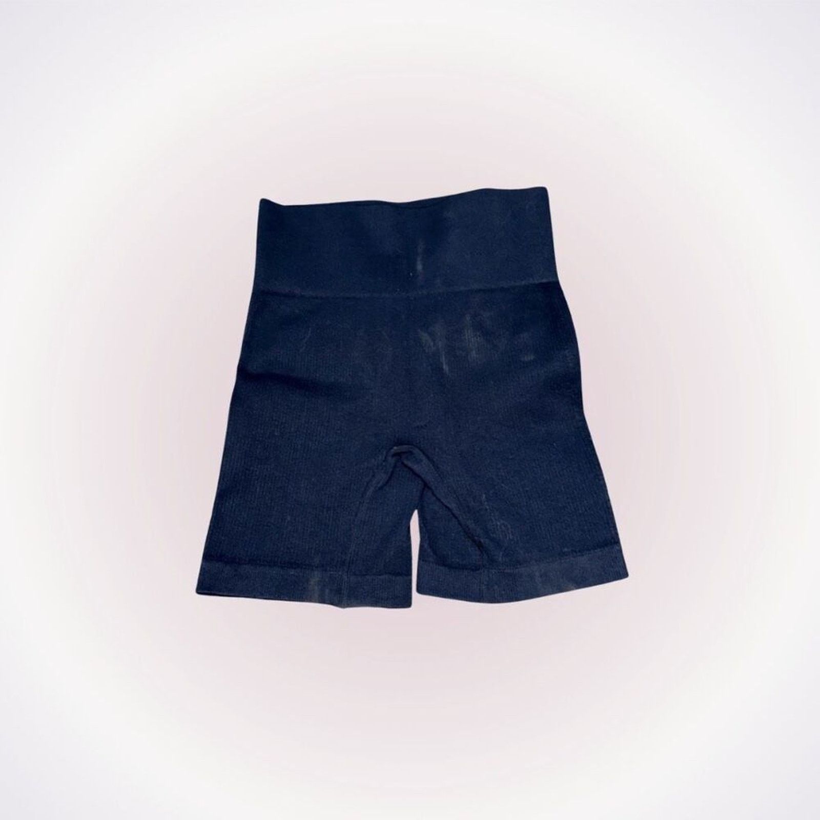Other Amazon Black Ribbed Bike Shorts | Sz S (NO SIZE TAG) Size 27" / US 4 / IT 40 - 1 Thumbnail