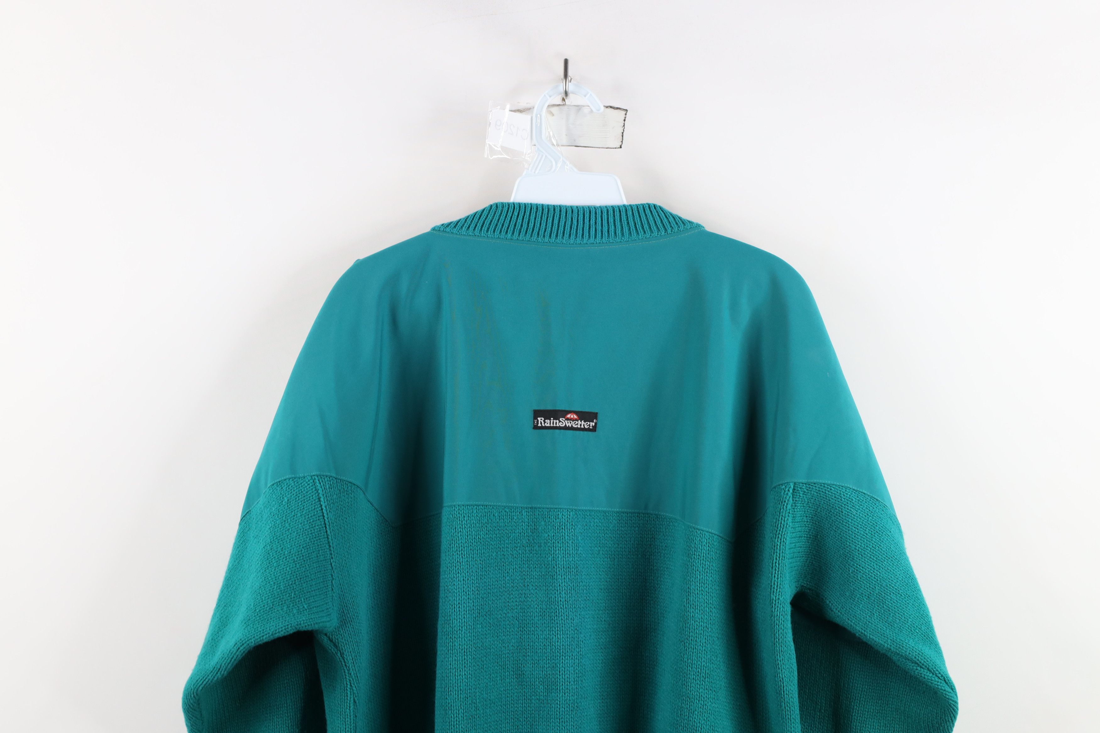 Vintage Vintage 90s Streetwear Rain Swetter Knit Sweater USA Size US L / EU 52-54 / 3 - 13 Thumbnail