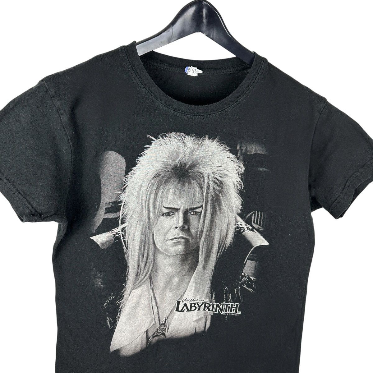 Band Tees Women’s Y2K David Bowie Labyrinth Band Shirt PETITE Size XL / US 12-14 / IT 48-50 - 6 Thumbnail