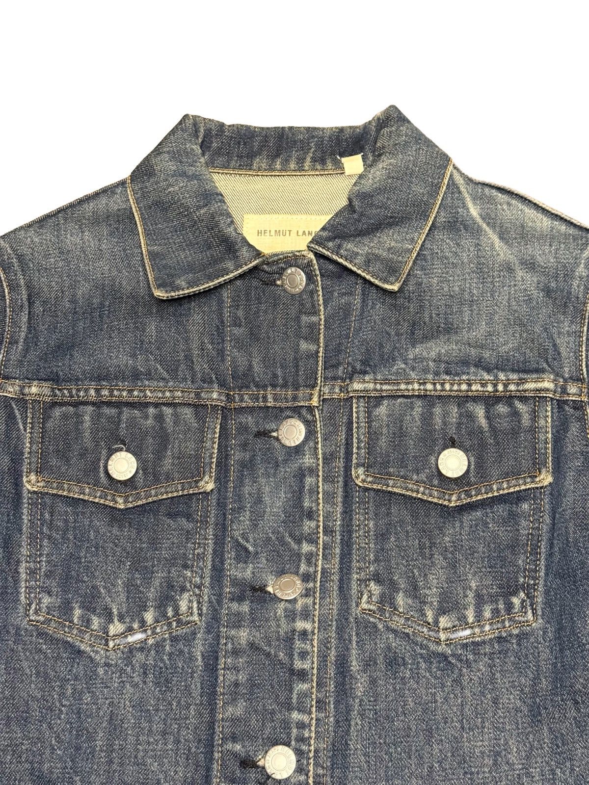 Helmut Lang Helmut Lang 1999 Type 2 Classic Denim Trucker Jacket Size US XS / EU 42 / 0 - 3 Thumbnail