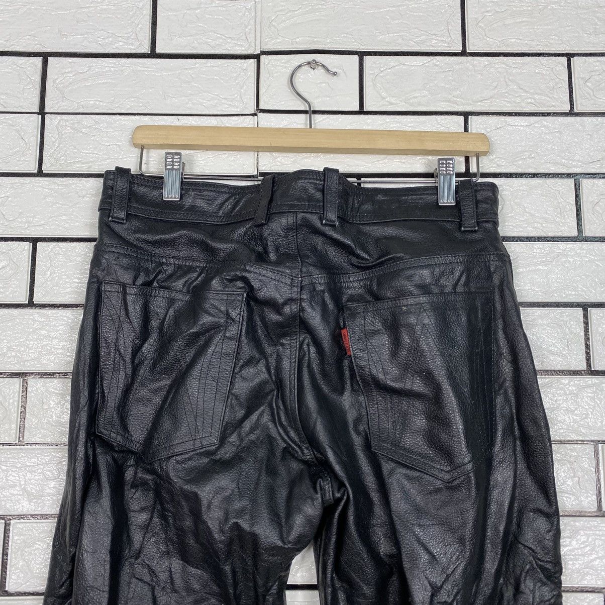 Japanese Brand Vintage Racing Genuine Leather Pants 501 Issey Miyake Size US 30 / EU 46 - 11 Thumbnail