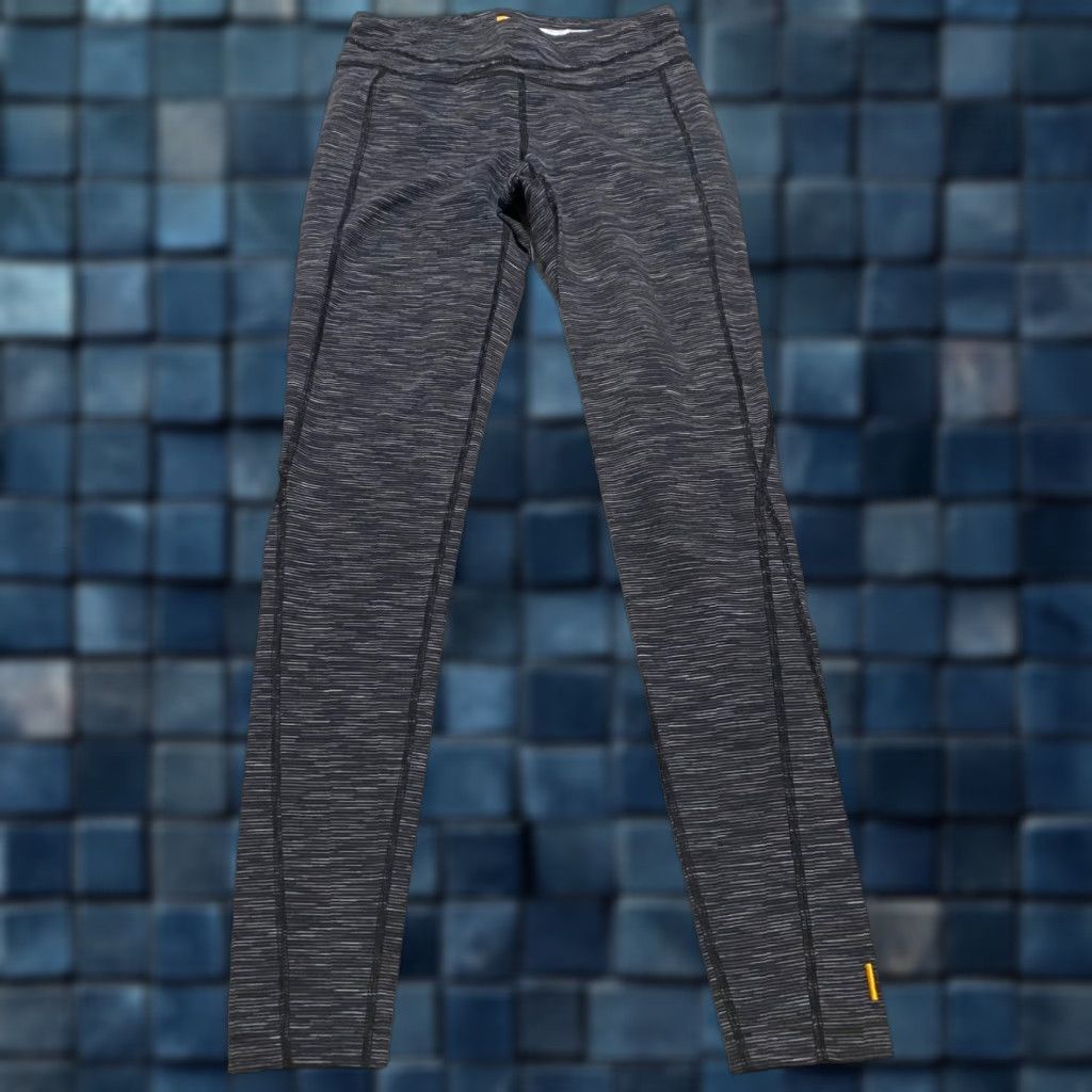 Vintage Lucy Leggings Shirt Womens Small Gray Striped Ankle Powermax Hatha Collection Sports Athleisure Size 28" / US 6 / IT 42 - 1 Thumbnail