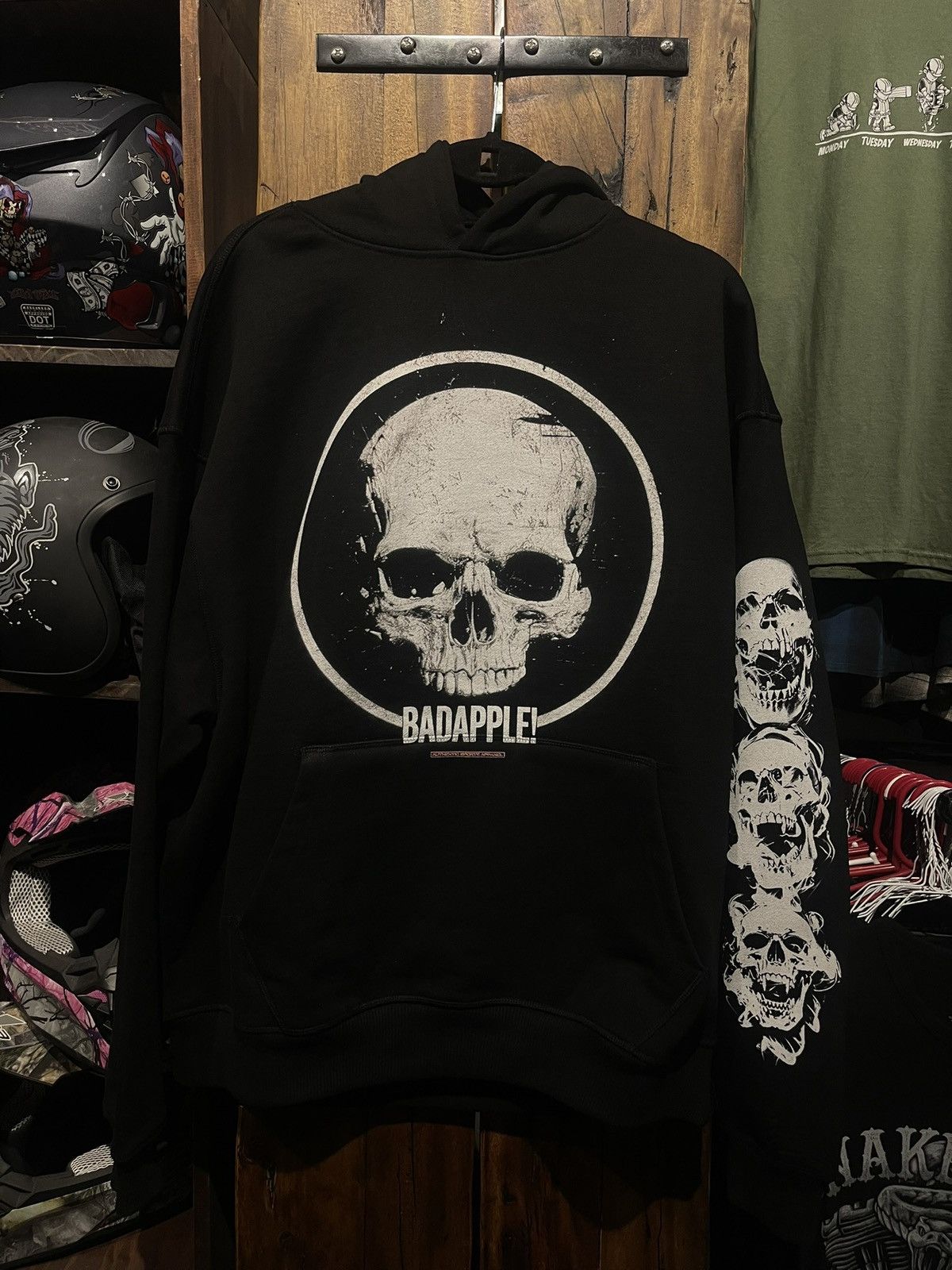 Other Jesus Loves Me Skull 450 GSM Black Hoodie Sweatshirt Size US XL / EU 56 / 4 - 1 Thumbnail