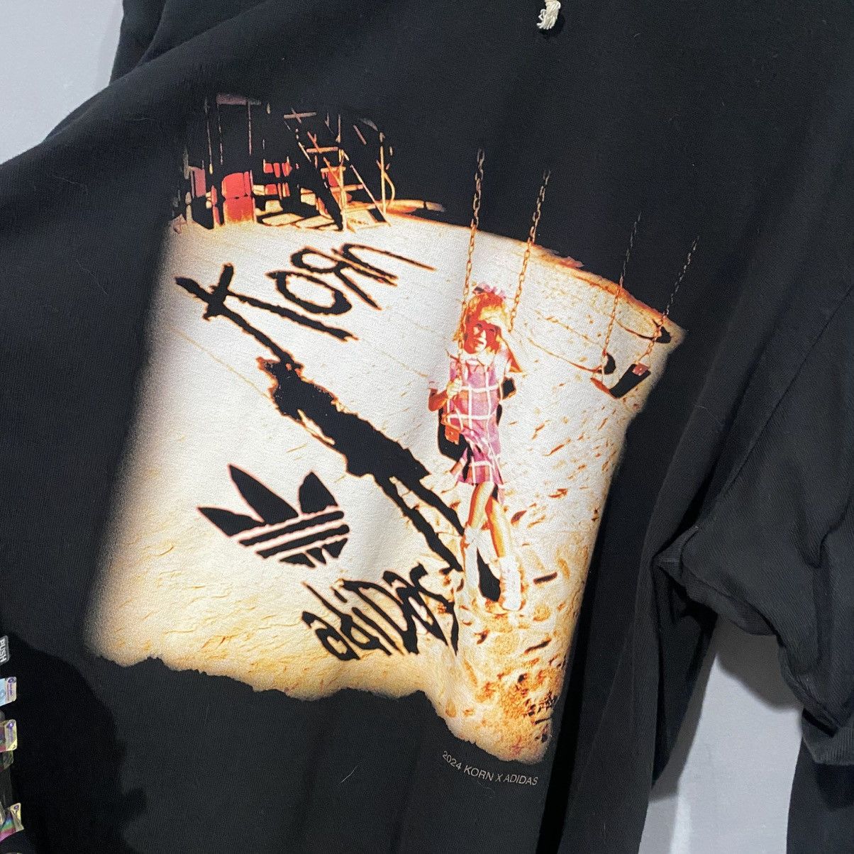Adidas Adidas x korn double layered long sleeve Size US L / EU 52-54 / 3 - 2 Thumbnail