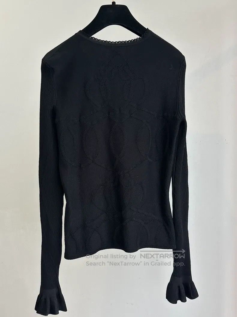 Hermes Hermes Women's Long Sleeve Stretch Knit Top for Fall and W Size XS / US 0-2 / IT 36-38 - 4 Thumbnail