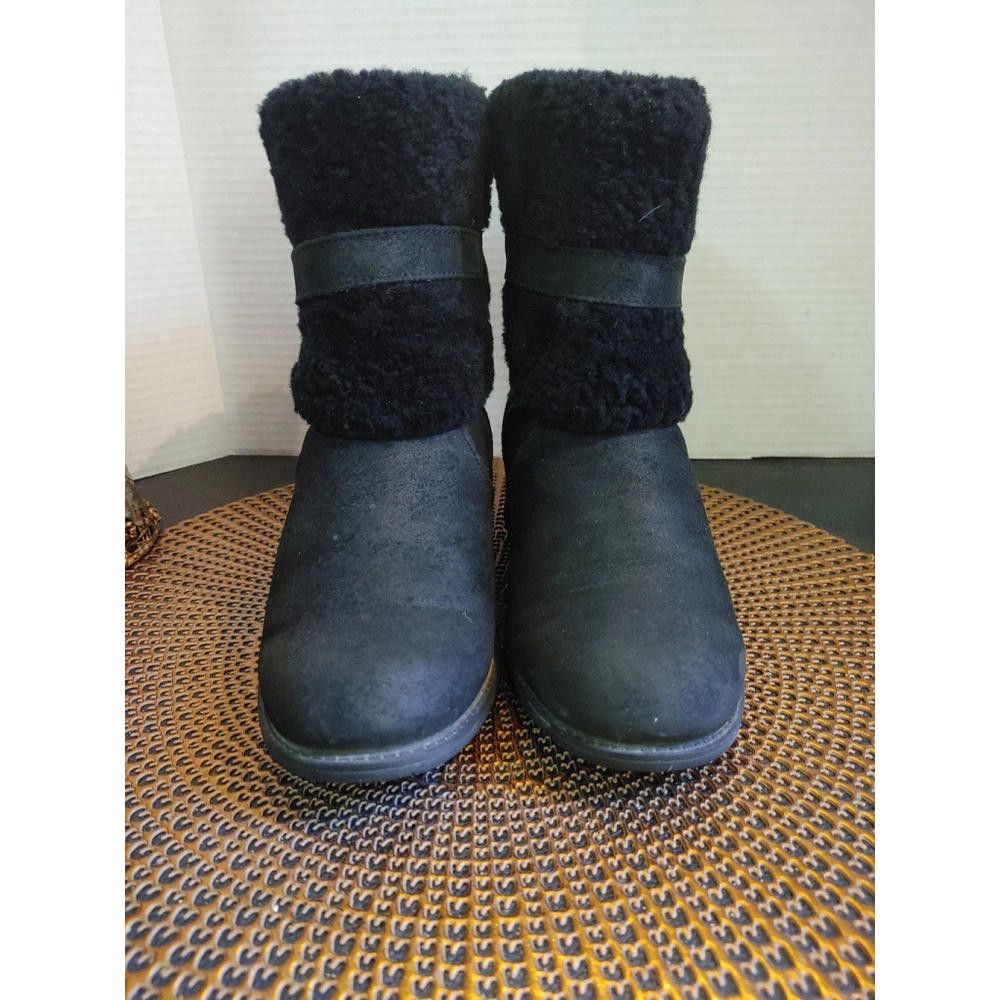 Designer Ugg Australia Blayre lI Womens Leather Boots Size 7 Size US 7 / IT 37 - 3 Thumbnail