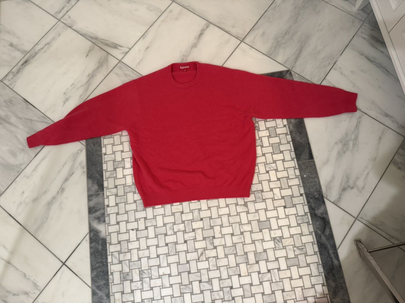 Supreme Pink Supreme Cashmere Sweater FW2024 XL Size US L / EU 52-54 / 3 - 1 Thumbnail