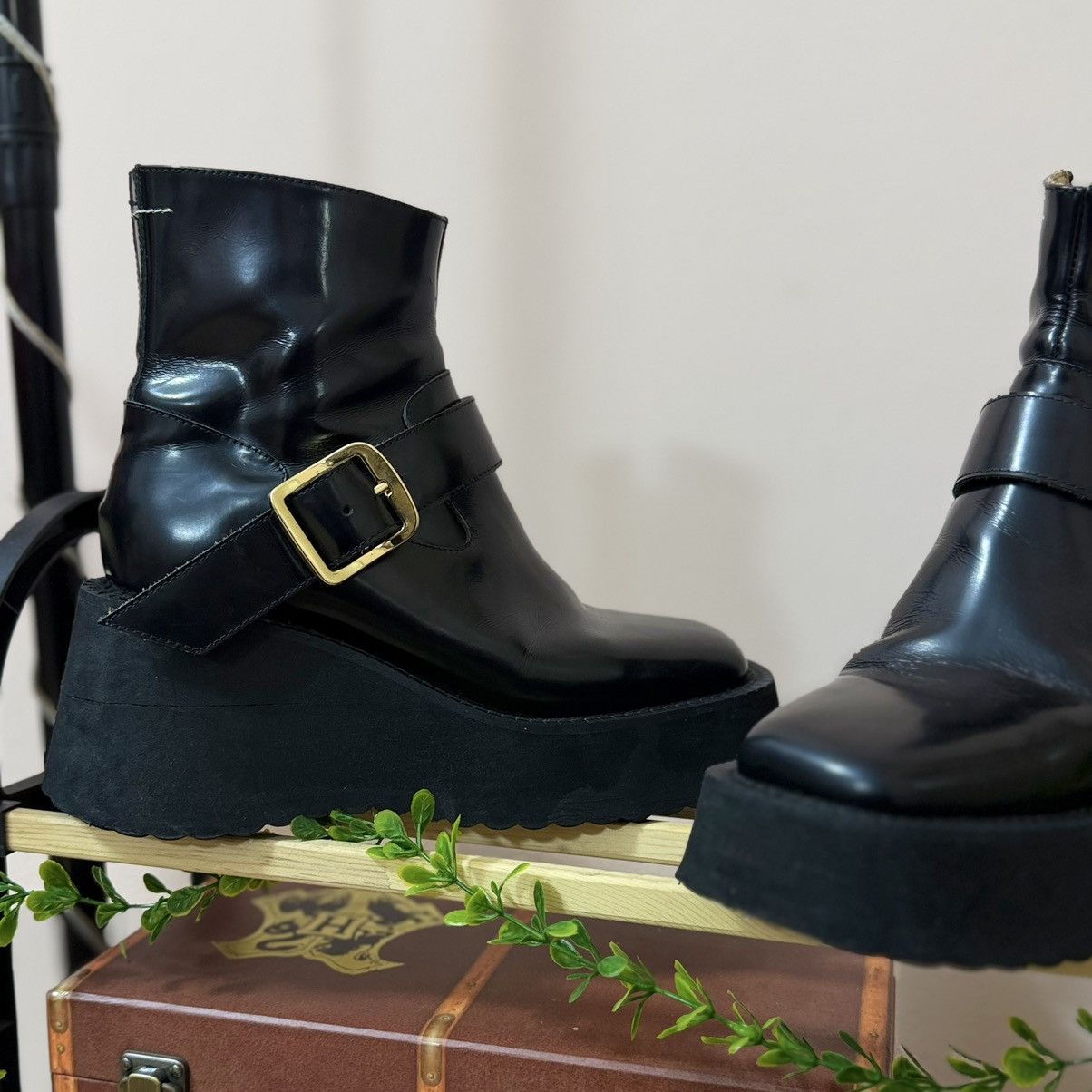 Maison Margiela Maison Margiela MM6 micro wedge boots Size US 7.5 / IT 37.5 - 2 Thumbnail