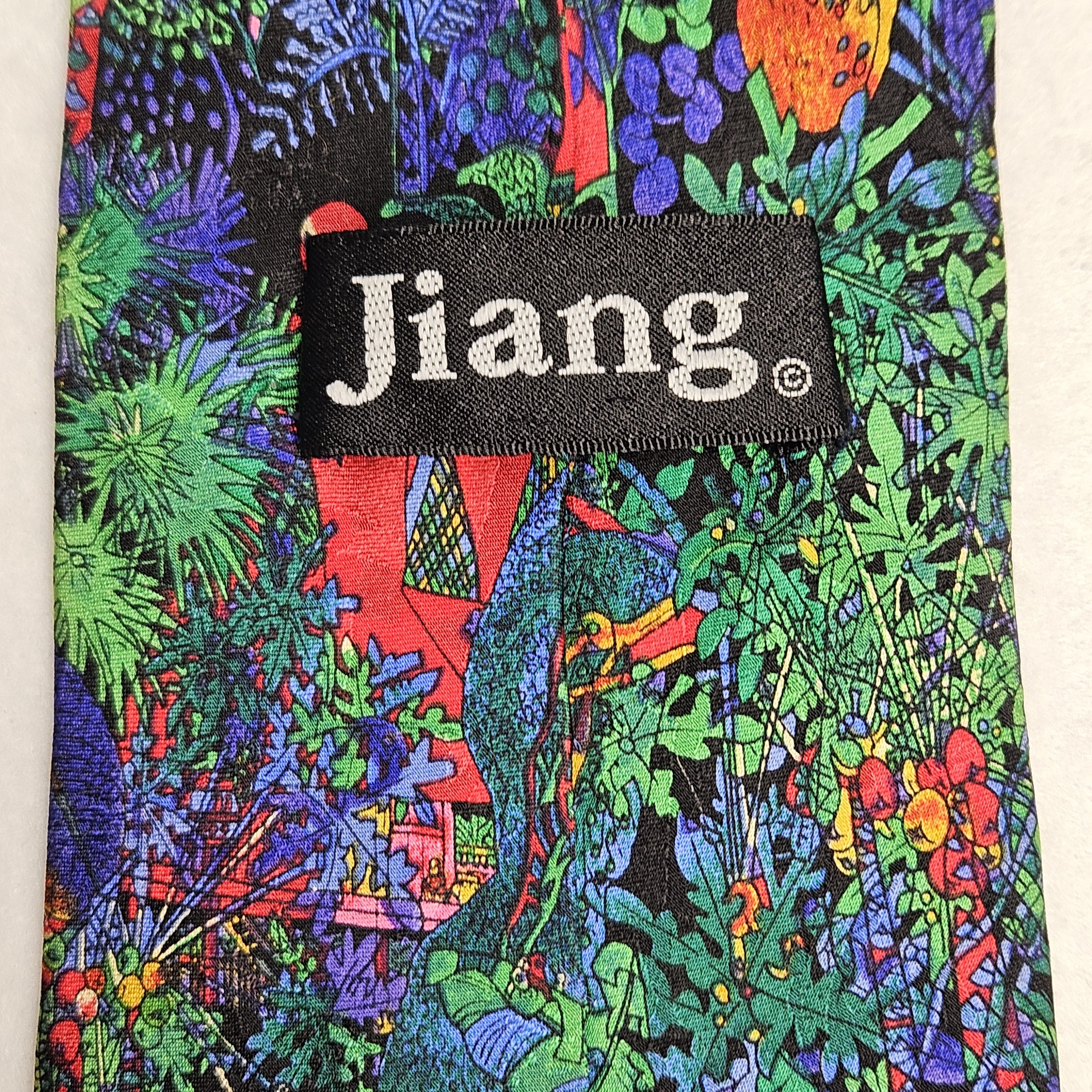 Other Jiang Tiefeng 60x3.5" RARE Necktie Tie 100% Silk Yunnan Size ONE SIZE - 11 Thumbnail