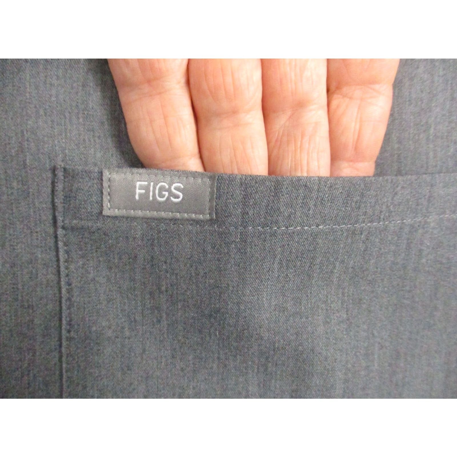 Vintage FIGS Technical Collection Gray Catarina Scrubs V-Neck Top M Uniform Gray Unisex Shirt Medical Size US M / EU 48-50 / 2 - 3 Thumbnail