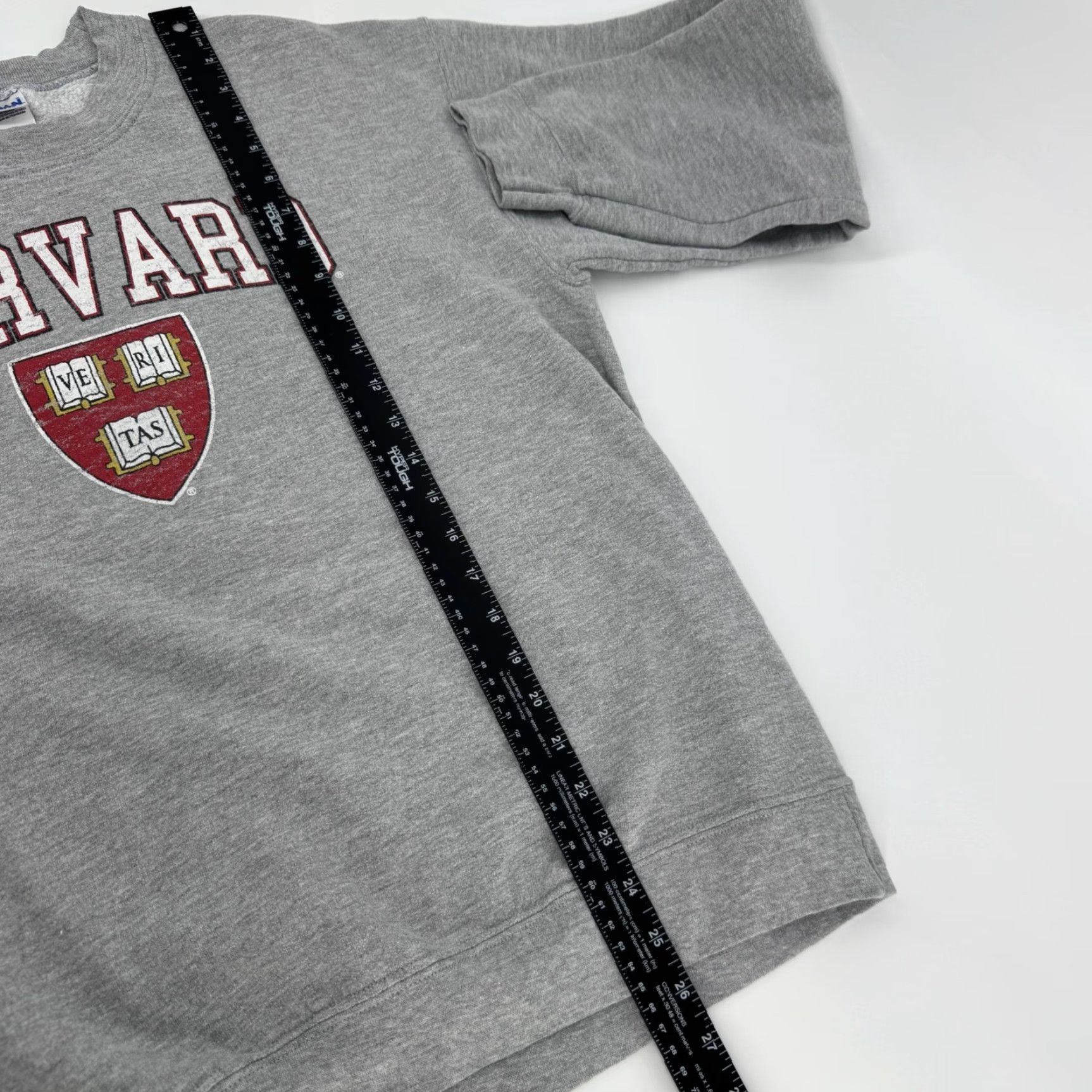 Gildan VTG Gildan Harvard University Sweatshirt Crewneck Grey Medium Unisex Adults Graphic Print Heavyweight Preshrunk Sweatshirt Crew Neck Casual Size US M / EU 48-50 / 2 - 6 Thumbnail