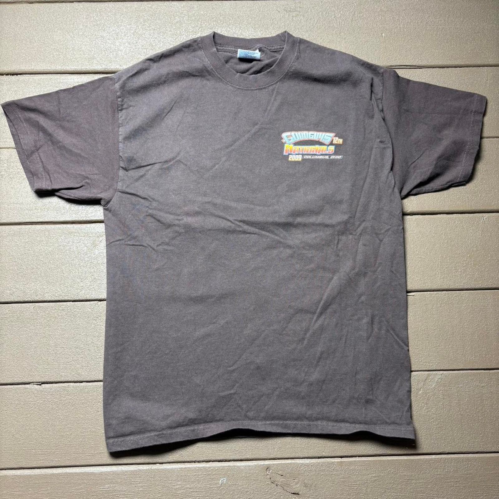 NASCAR Brown 2009 Hot Rods Racing Shirt Size US L / EU 52-54 / 3 - 2 Thumbnail