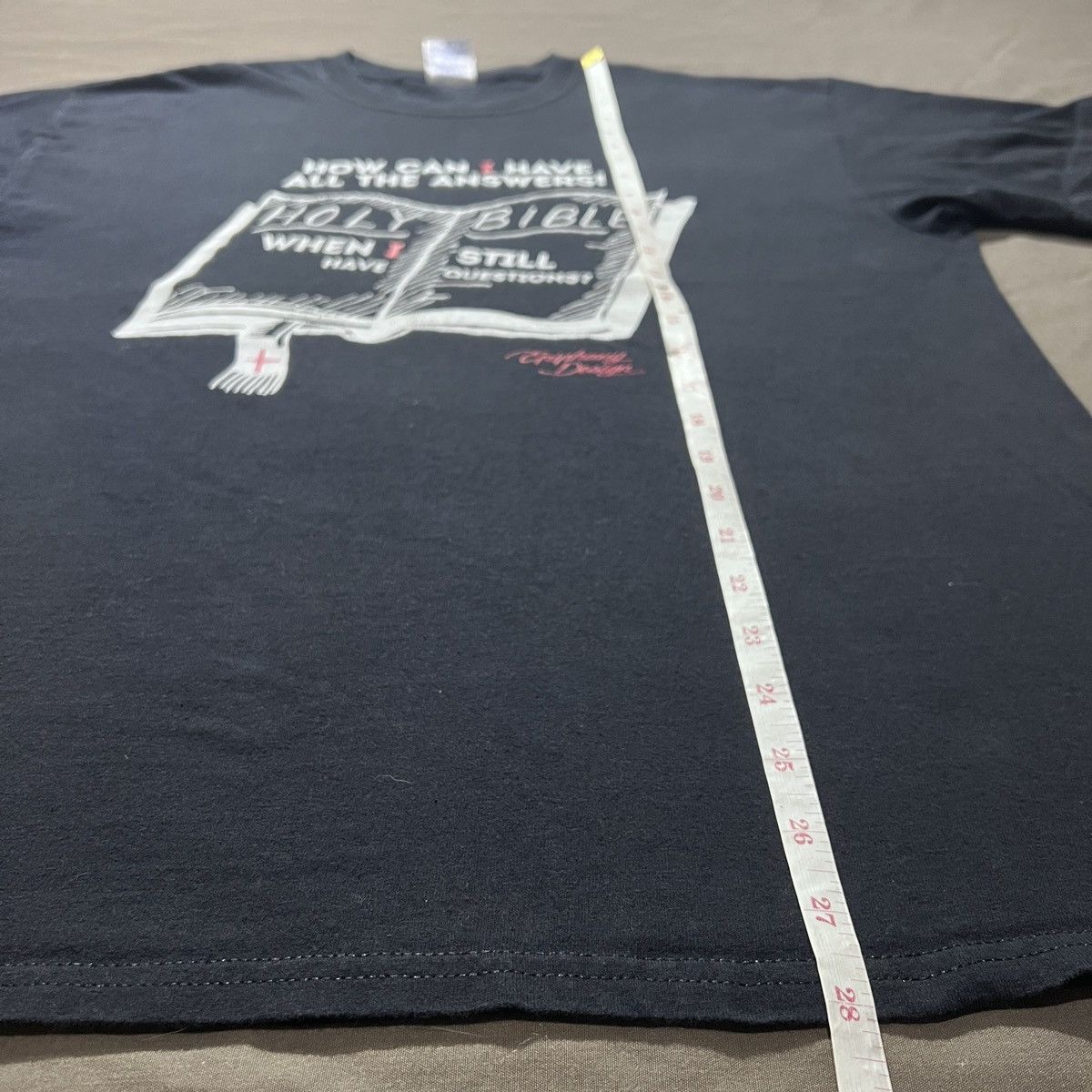 Vintage Vintage Y2K God Jesus Bible Holy Tee L Size US L / EU 52-54 / 3 - 7 Thumbnail