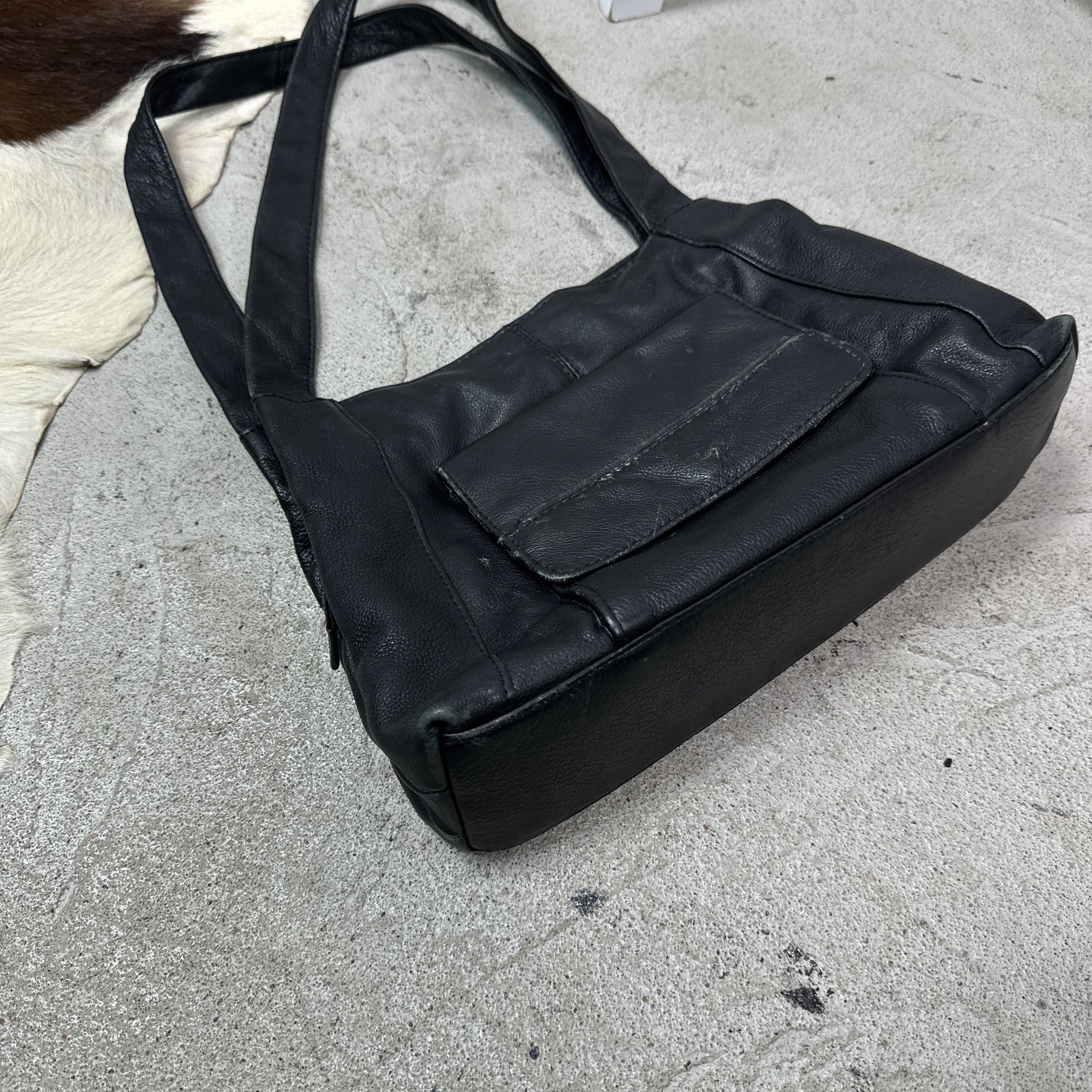 Vintage Vintage Avant Garde Grunge Leather Bag Y2K Size ONE SIZE - 3 Thumbnail