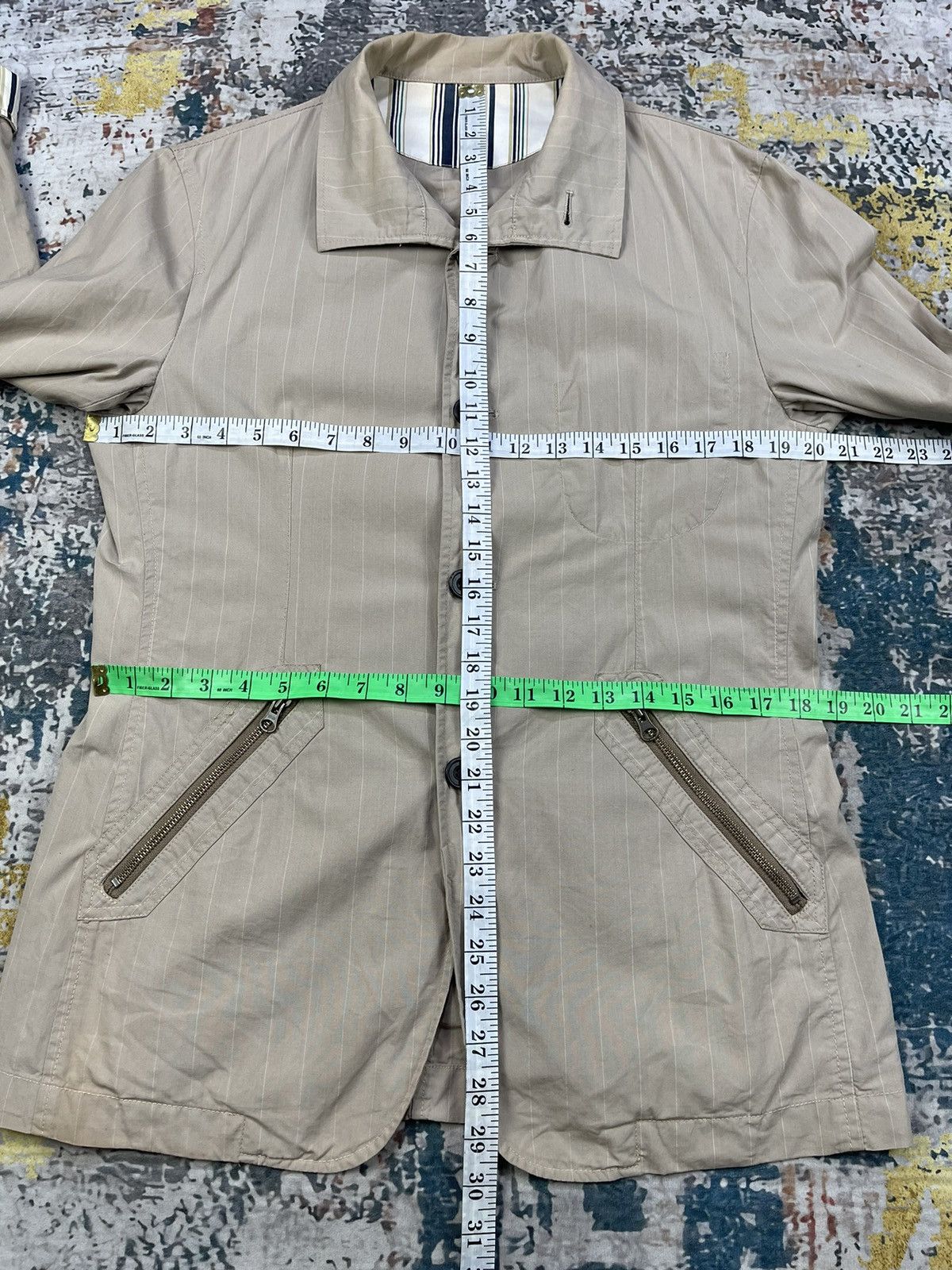 PPFM PPFM Pinstripes Single Breasted Sport Jacket Size US M / EU 48-50 / 2 - 10 Thumbnail