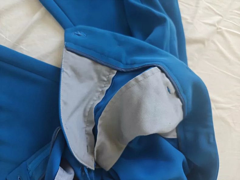 Issey Miyake Issey Miyake size:2 Blue wide-leg pants Size 22" - 5 Thumbnail