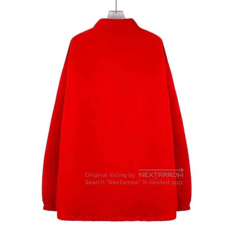 Balenciaga Balenciaga Red Logo Letter Printed Single Breasted Long Sl Size XS / US 0-2 / IT 36-38 - 2 Thumbnail