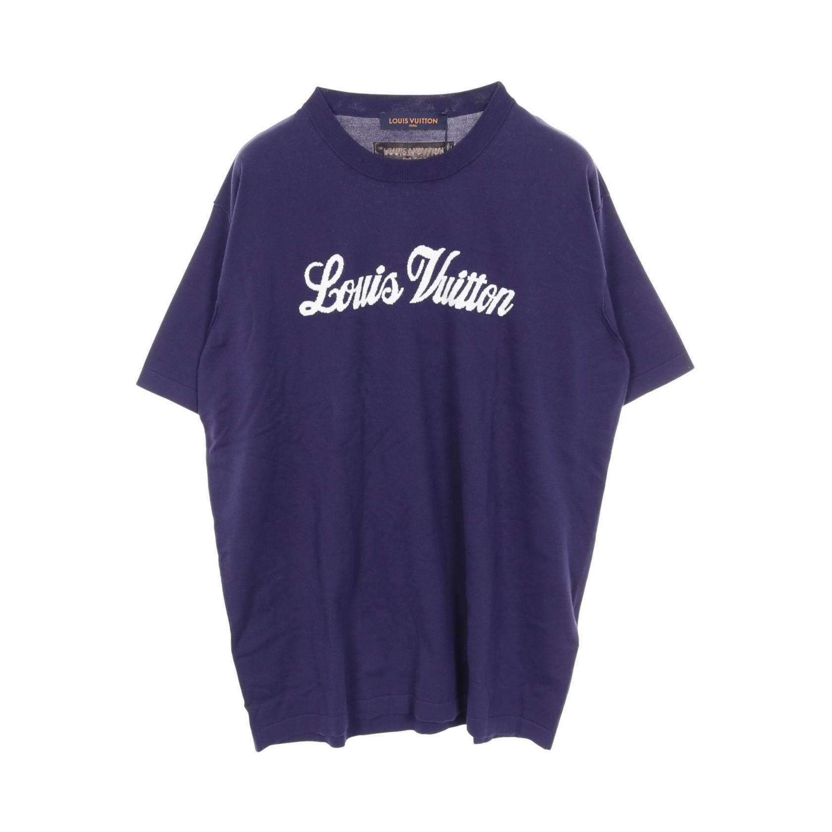 Louis Vuitton Louis Vuitton Graphic Logo Cotton Knit T-shirt Cotton T-Shirts DUTY FREE for USA