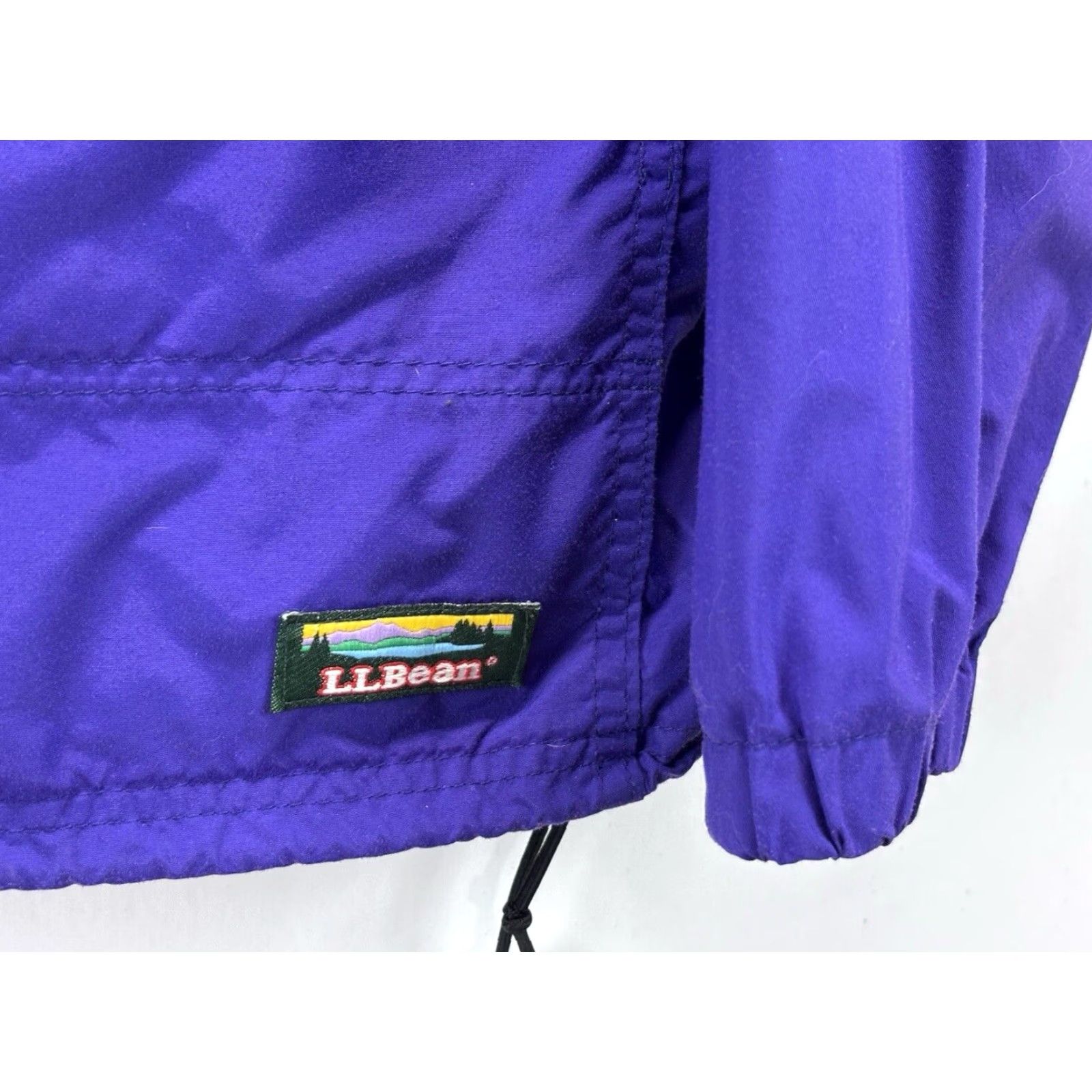 Vintage VINTAGE LL BEAN Windbreaker Jacket Mens Small Purple Anorak Hooded Nylon Made USA 90s Outdoor Ski Windproof Water Resistant Mens Jacket Size US S / EU 44-46 / 1 - 4 Thumbnail