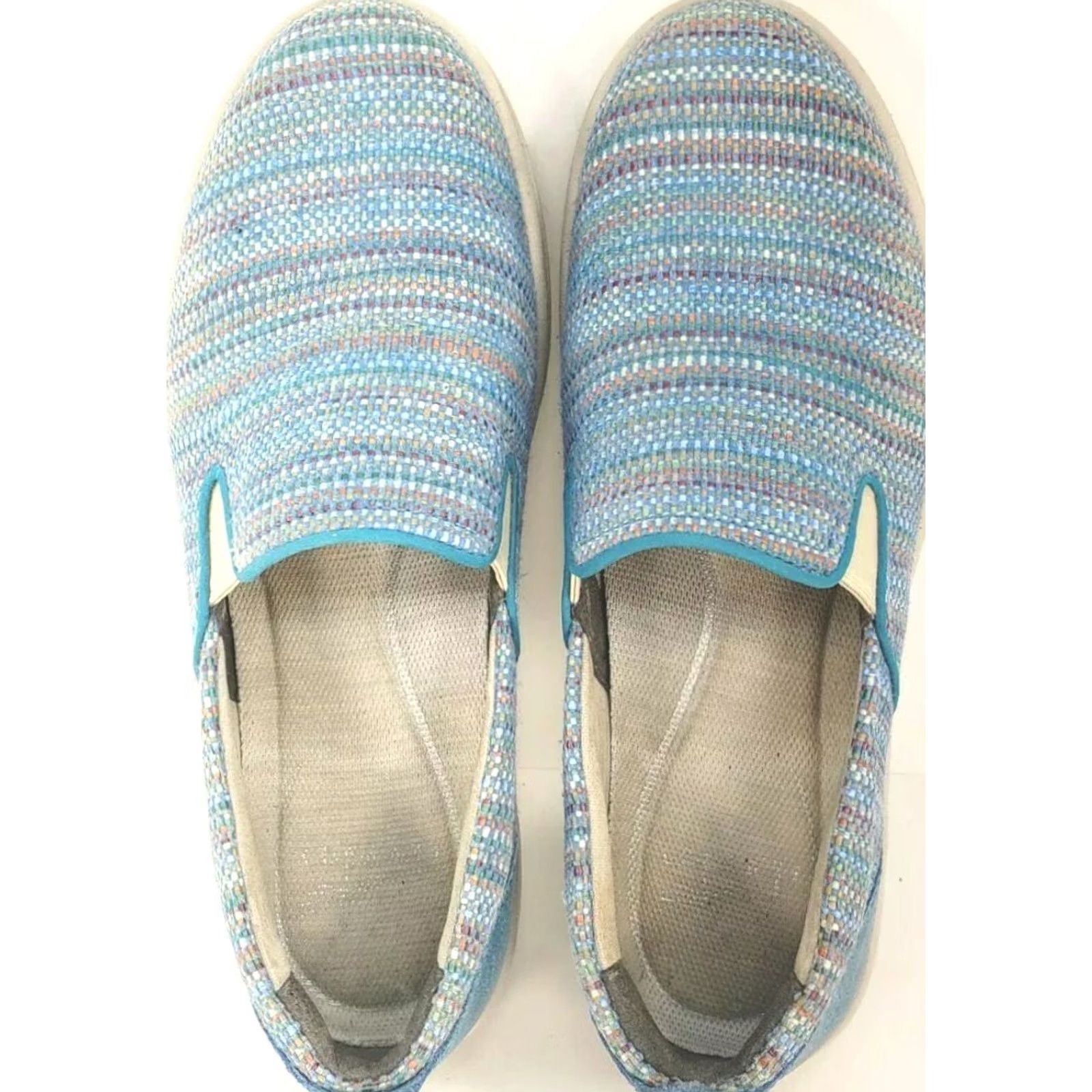 Dansko Dansko Belle Blue Multicolor Comfort Slip-On Sneaker Women's 6-6.5M 37EU Size US 6.5 / IT 36.5 - 6 Thumbnail