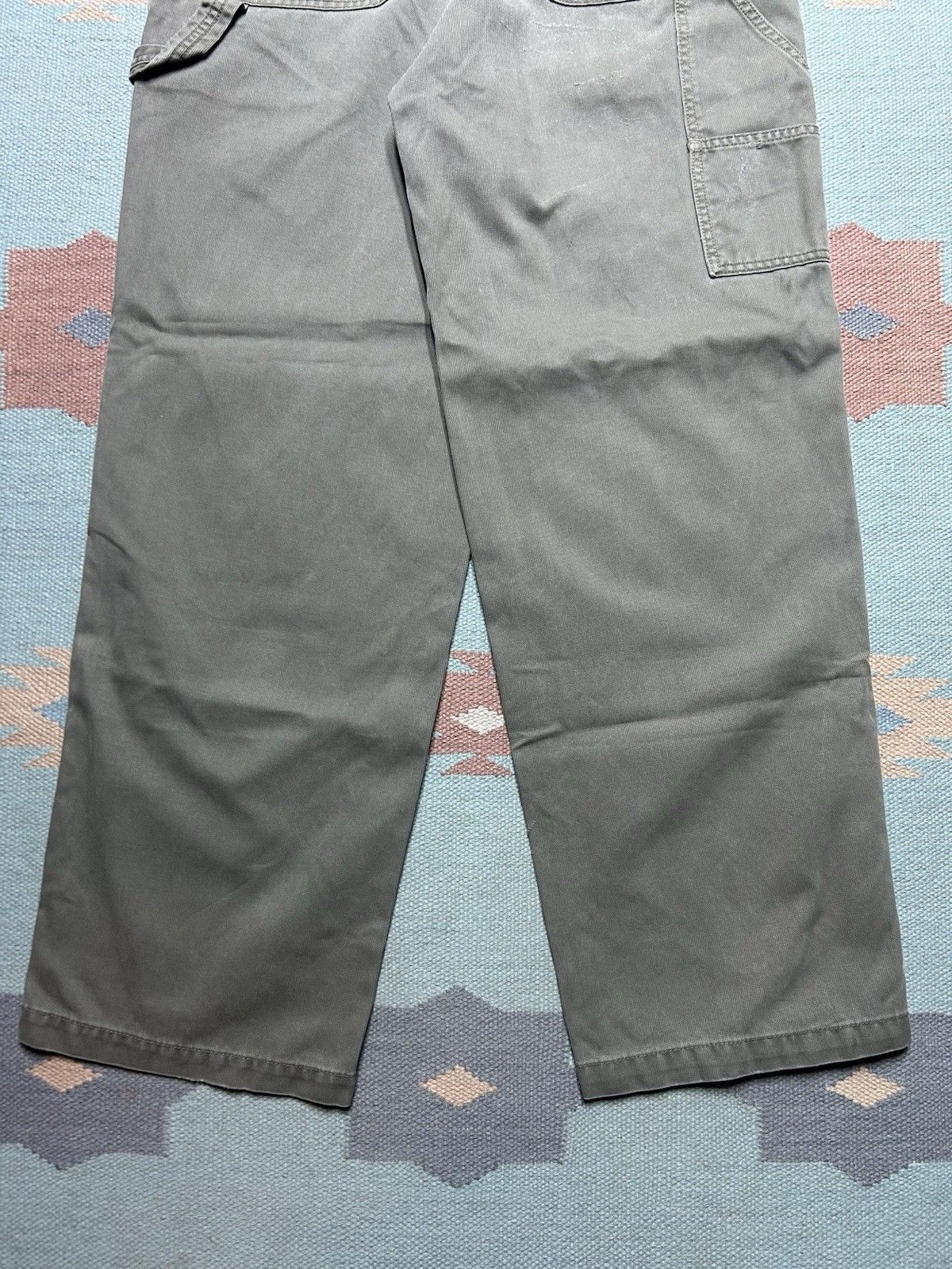 Vintage Vtg dockers carpenter pants pique micro corduroy work 33x32 Size US 33 - 2 Thumbnail