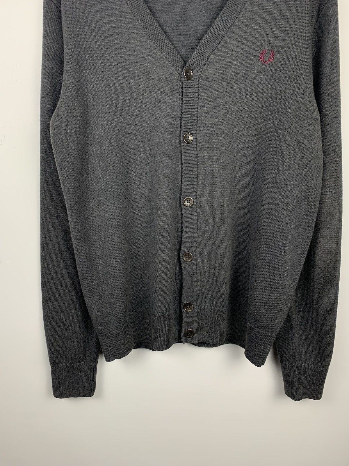 Fred Perry Fred Perry Men's Knit Cardigan Buttons Sweater Size M Size US M / EU 48-50 / 2 - 3 Thumbnail