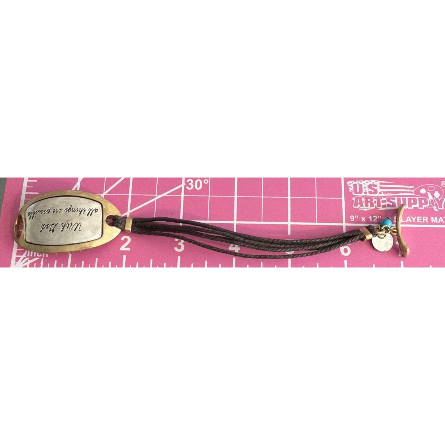 Other With God All Things Are Possible Inspirational Bracelet Brai Size ONE SIZE - 5 Thumbnail
