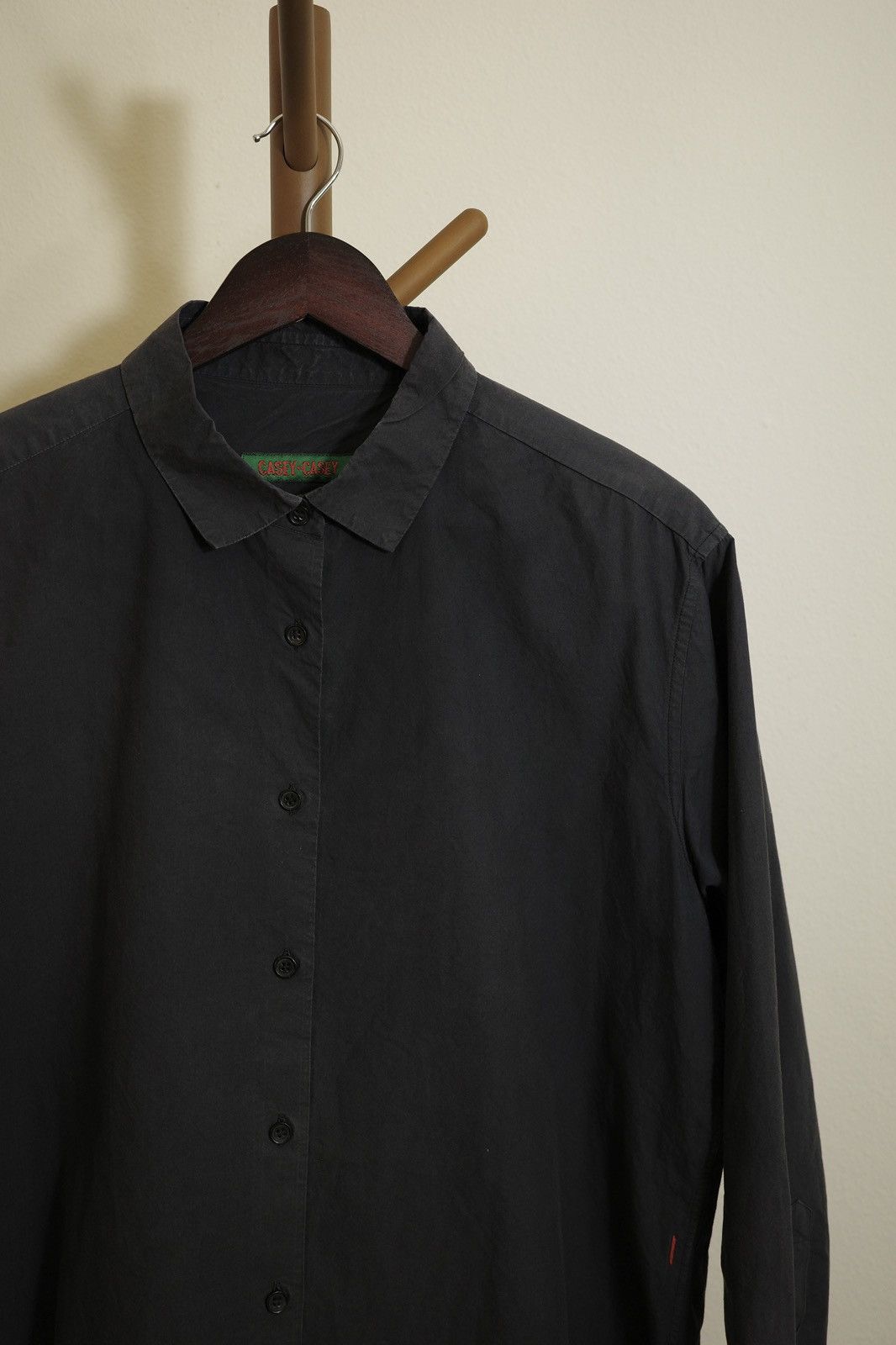 Casey Casey Casey Casey faded black artisanal shirt Size US M / EU 48-50 / 2 - 1 Thumbnail