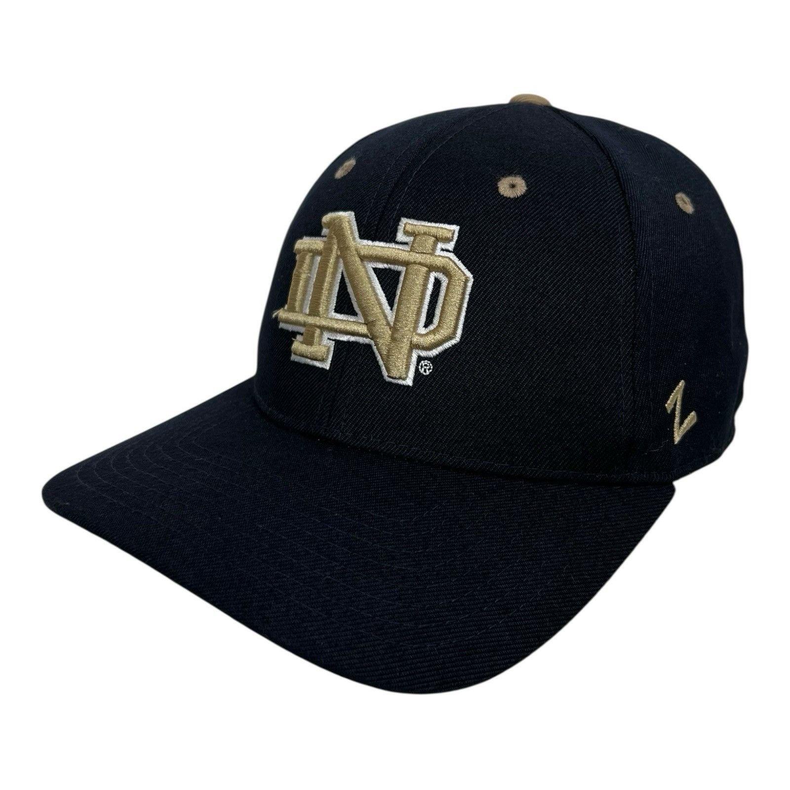 Zephyr Vintage Notre Dame Fighting Irish Hat Cap Fitted Size 7 1/2 Size ONE SIZE - 1 Thumbnail