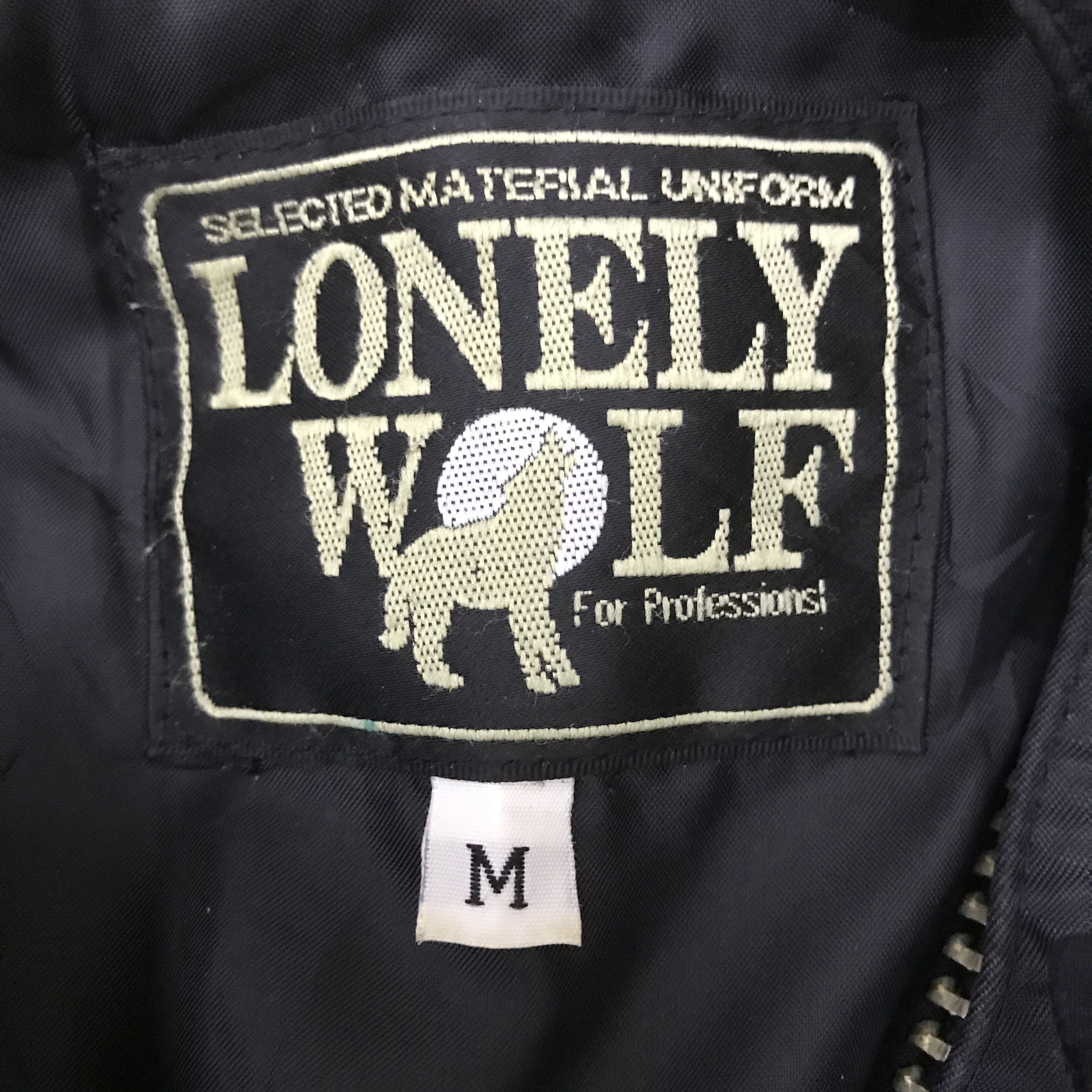 Designer × Japanese Brand The Lonely Wolf Black Windbreaker Jacket Size US M / EU 48-50 / 2 - 11 Thumbnail