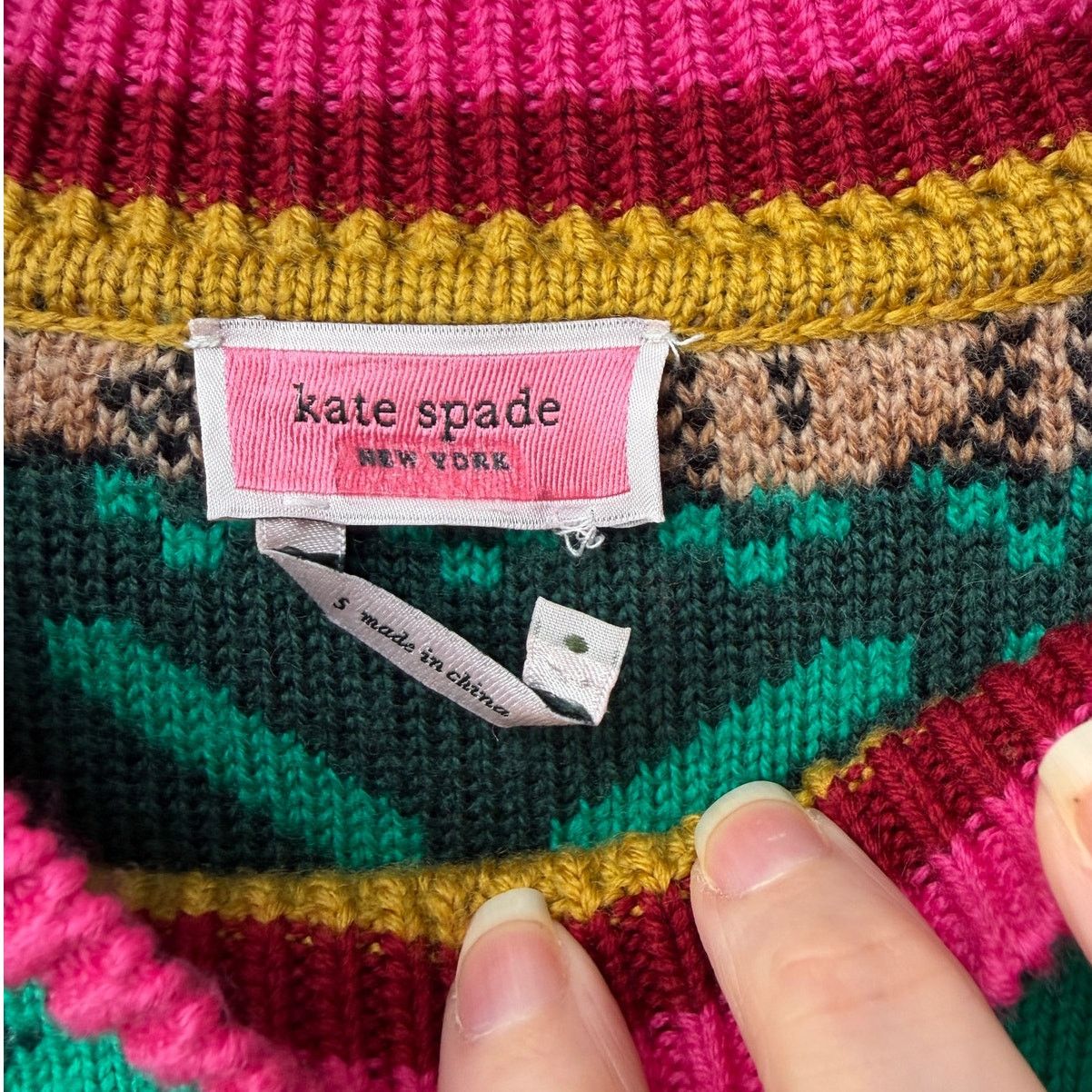 Kate Spade Kate Spade Multicolor Wool Mohair Floral Heart Sweater - S Size S / US 4 / IT 40 - 10 Thumbnail