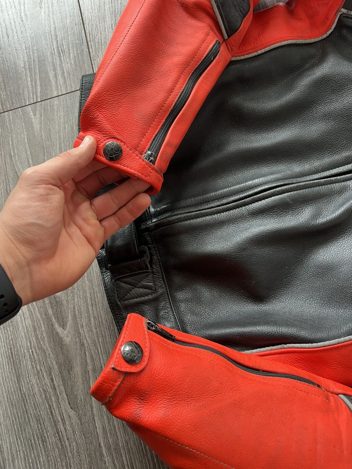 Genuine Leather ‼️Rare Vintage Spyke Racing Made in Italy Leather Save Jacket Size US M / EU 48-50 / 2 - 5 Thumbnail