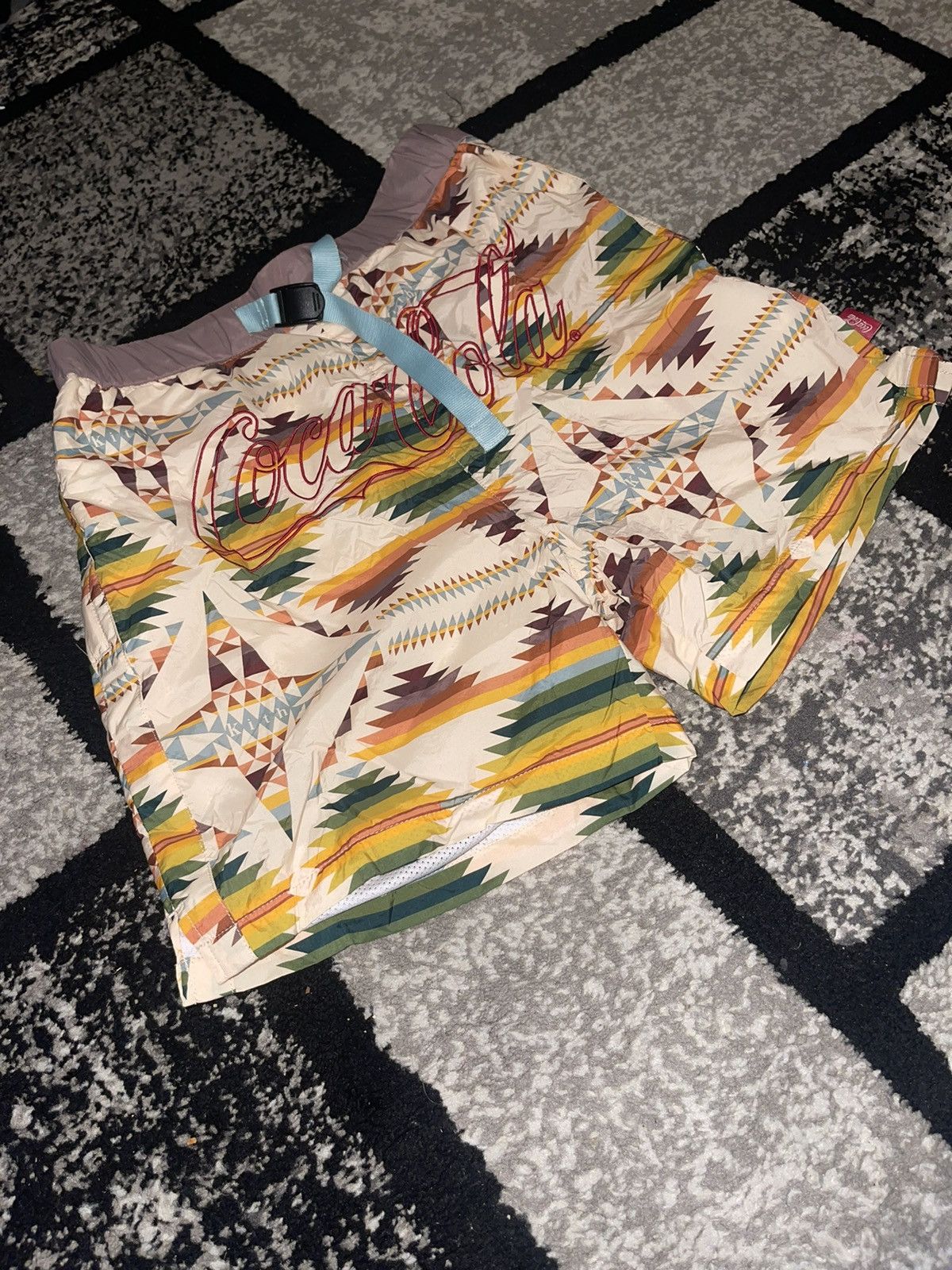 Pendleton Kith x Coca Cola Pendleton Swim Short Beige XS | Grailed