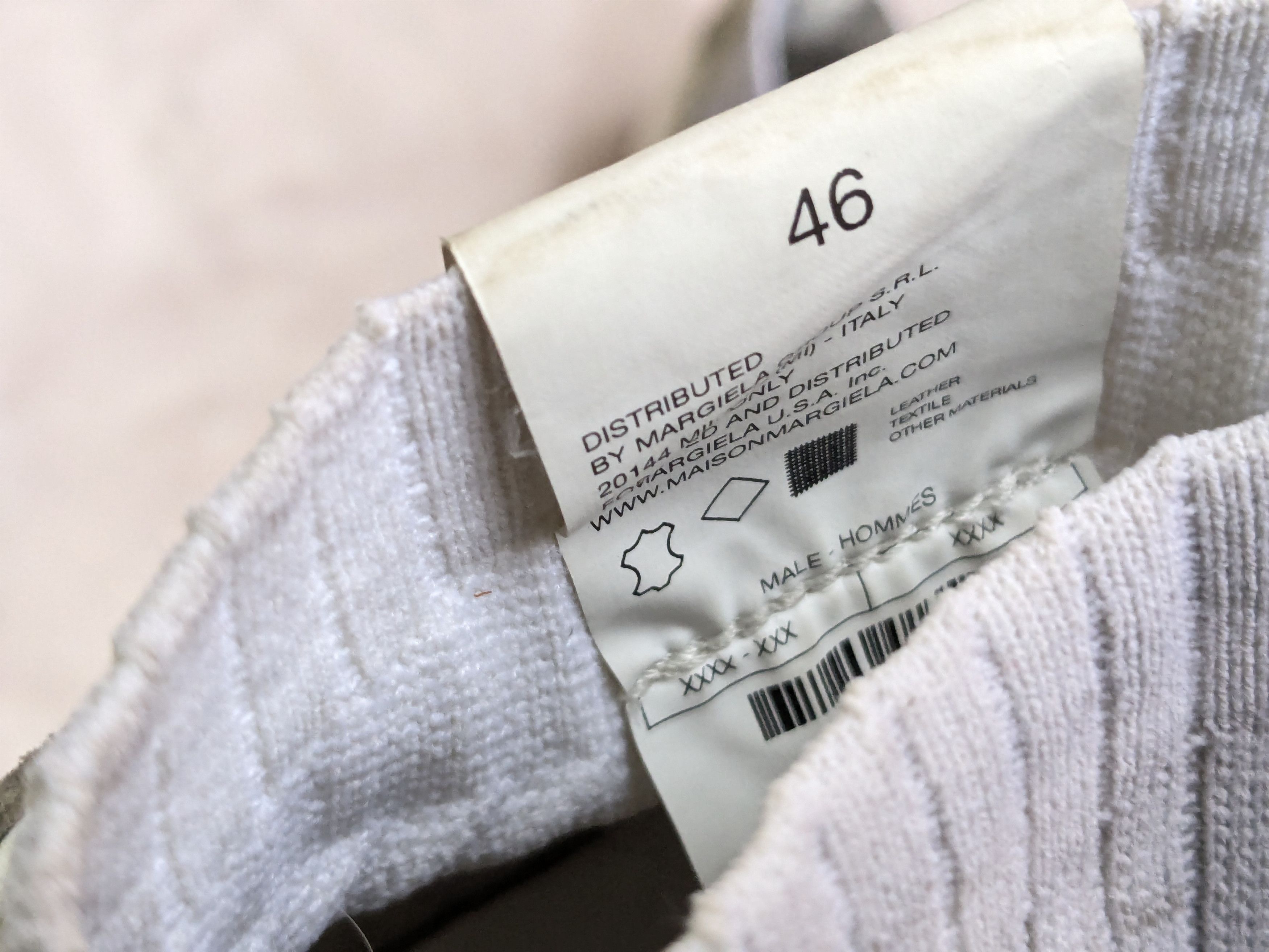 Maison Margiela Maison Margiela GAT Replica White Gray Sock 13 46 Size US 13 / EU 46 - 6 Thumbnail