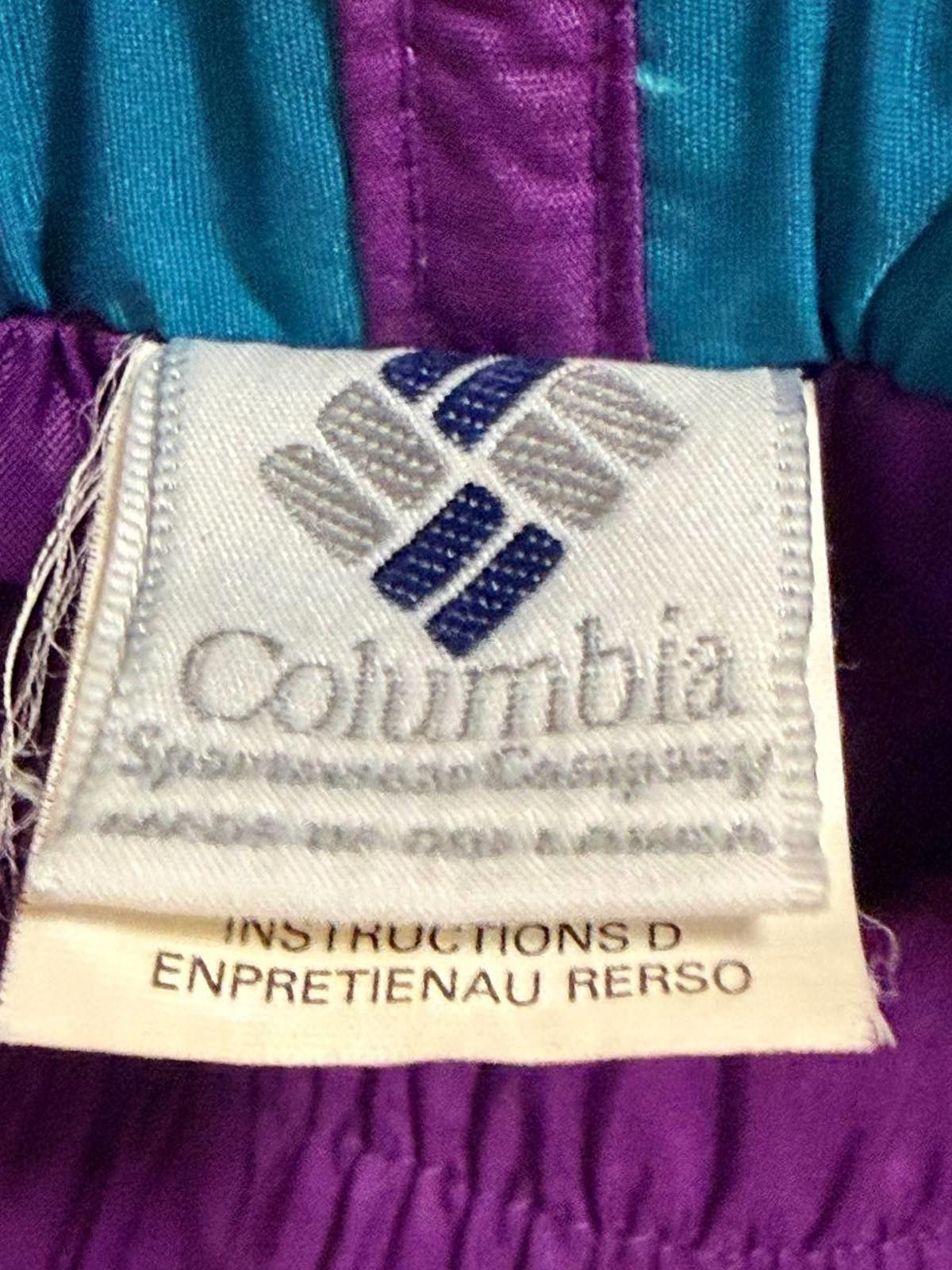 Columbia Vintage Columbia Purple Nylon Snow Pants – Women’s Medium Size 32" / US 10 / IT 46 - 6 Thumbnail