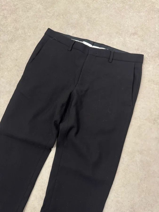 Emporio Armani 1990s Emporio Armani Black Classy Wool Tailored Pants Size US 32 / EU 48 - 5 Thumbnail