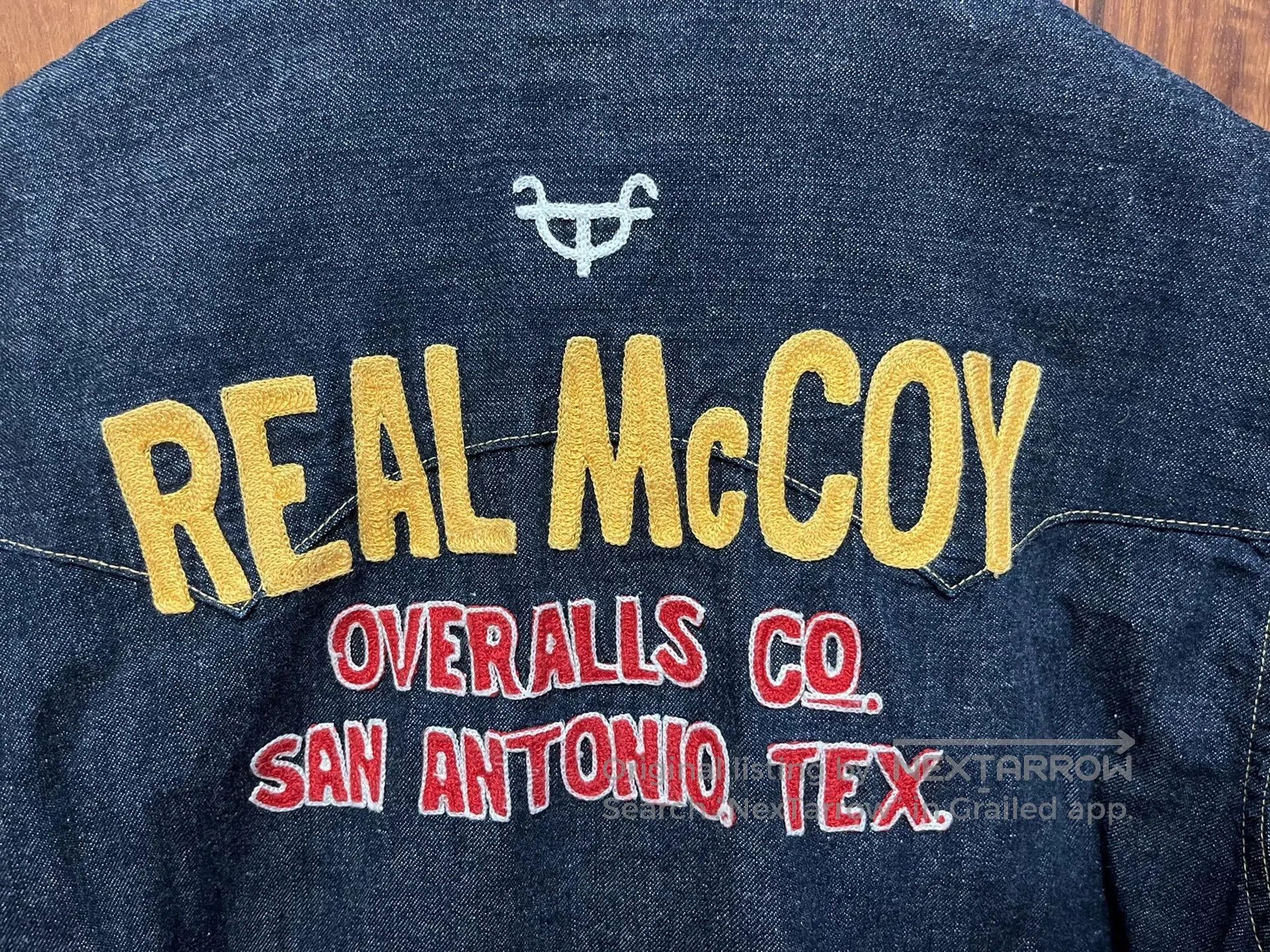 The Real McCoy's REAL McCOY'S Short Sleeve Denim Shirt. Size US M / EU 48-50 / 2 - 4 Thumbnail