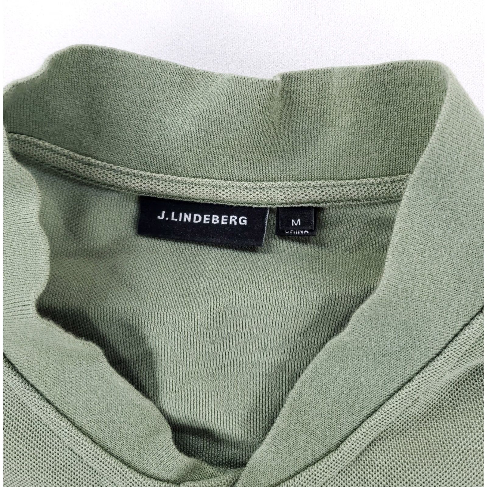 J.Lindeberg J Lindberg Polo Shirt Green Banded Collar Short Sleeve Mens M Size US M / EU 48-50 / 2 - 3 Thumbnail