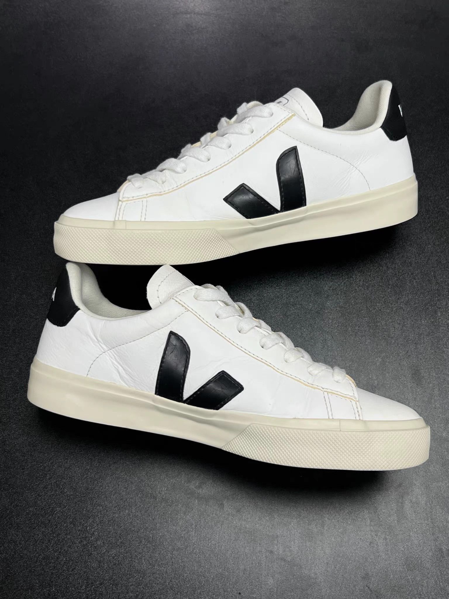 Veja VEJA Campo Leather Low-Top Sneakers K15 Size US 6 / EU 39 - 6 Thumbnail