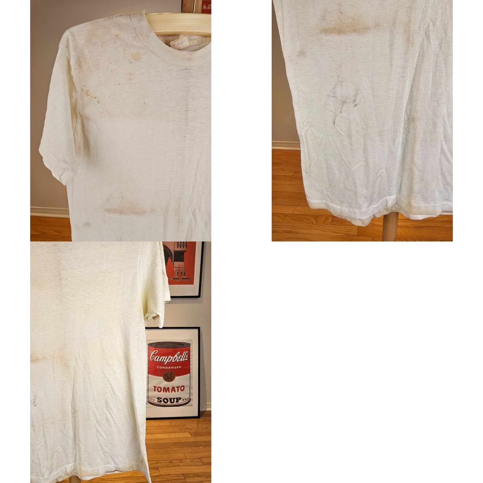 Vintage VINTAGE UNBRANDED T-Shirt White XL Short Sleeve Cotton Men Size US XL / EU 56 / 4 - 9 Thumbnail