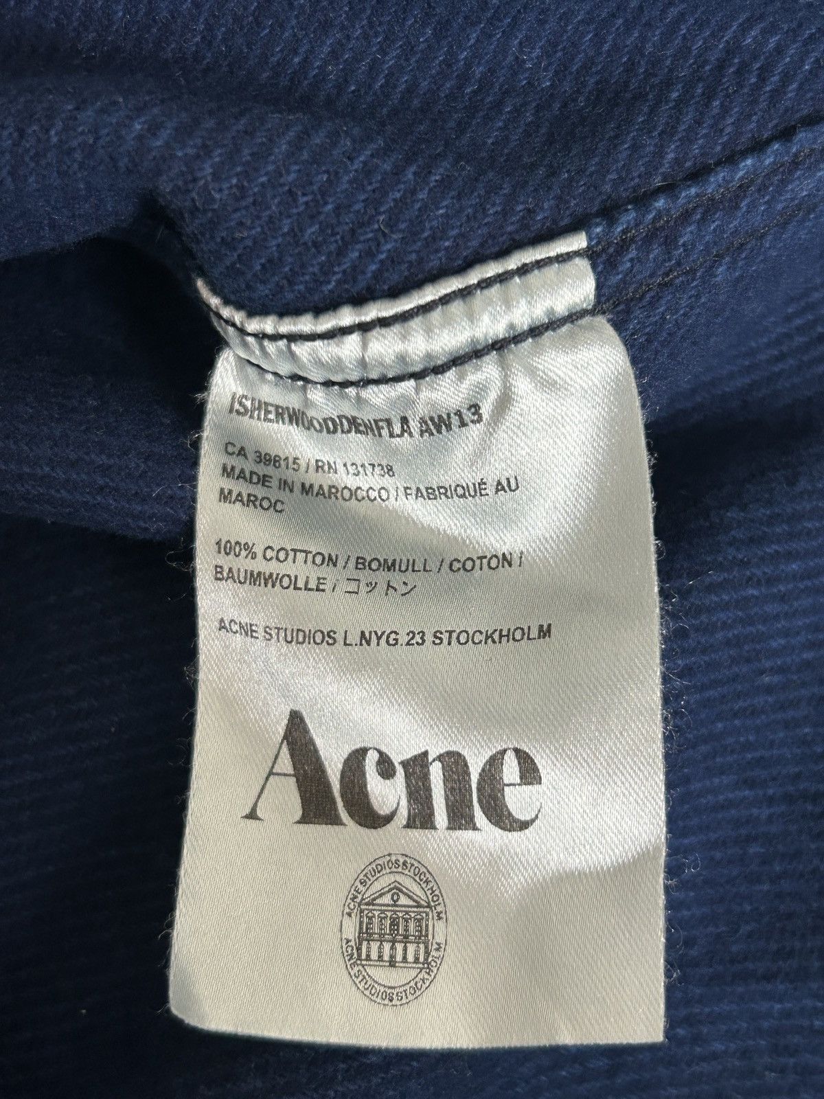 Acne Studios Acne Studios Shirt Classic Fit Size US S / EU 44-46 / 1 - 4 Thumbnail