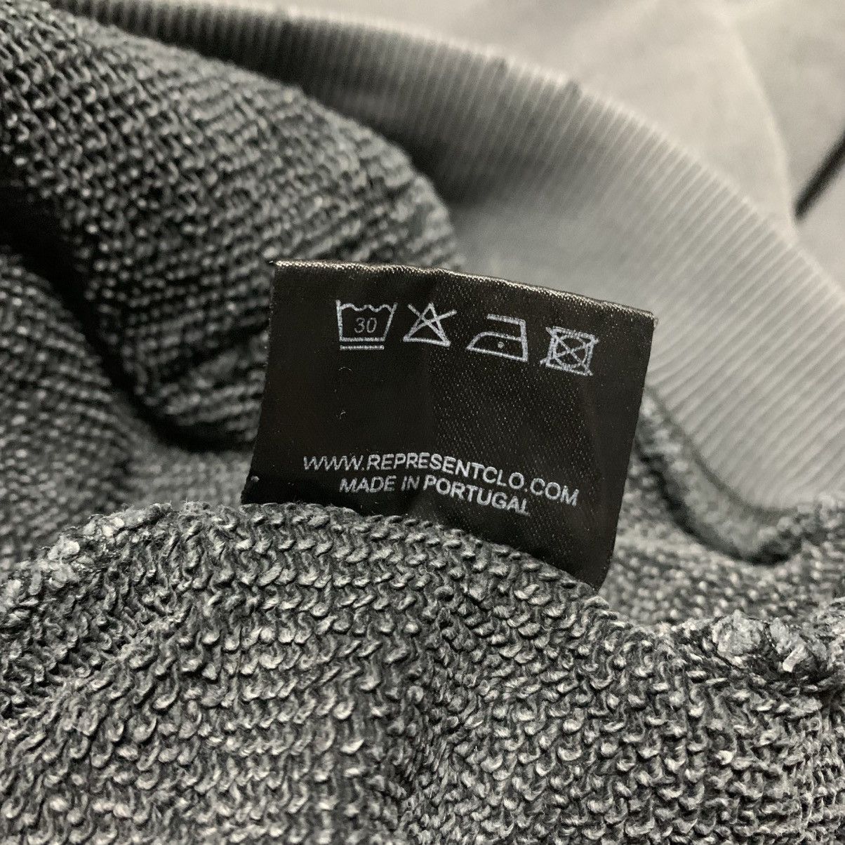 Represent Clo. Represent Medium Terrier Eagle Vintage Grey Hoodie Distress Size US M / EU 48-50 / 2 - 8 Thumbnail