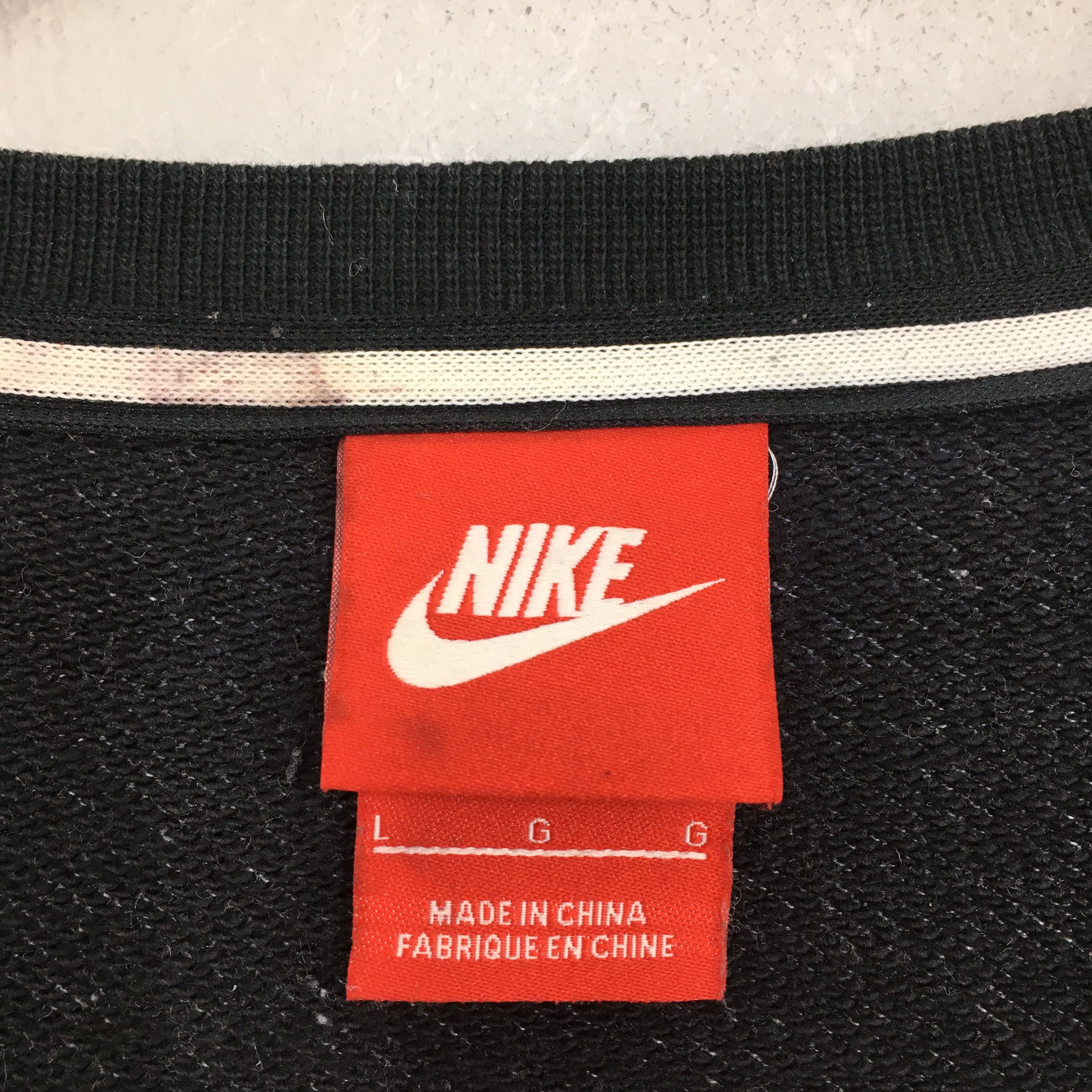 Nike Vintage Nike Swoosh Gray Sweatshirt Large Size US L / EU 52-54 / 3 - 4 Thumbnail